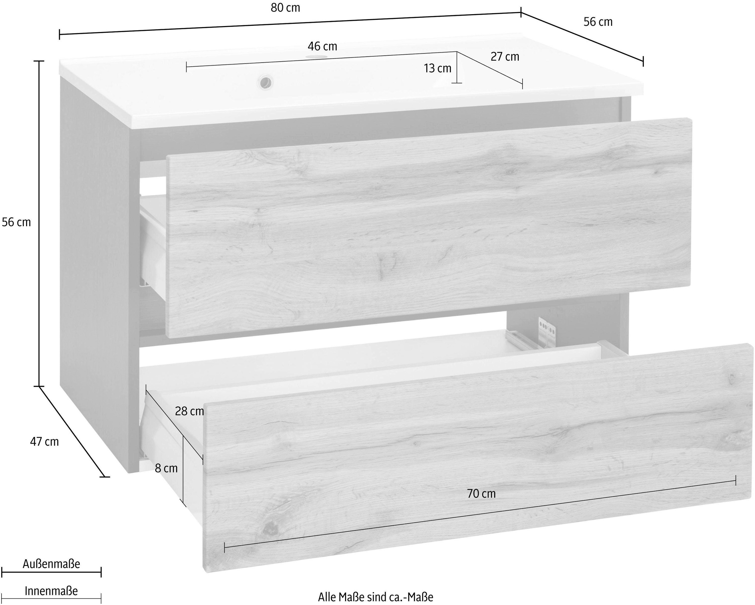 welltime Waschtisch »Lucca«