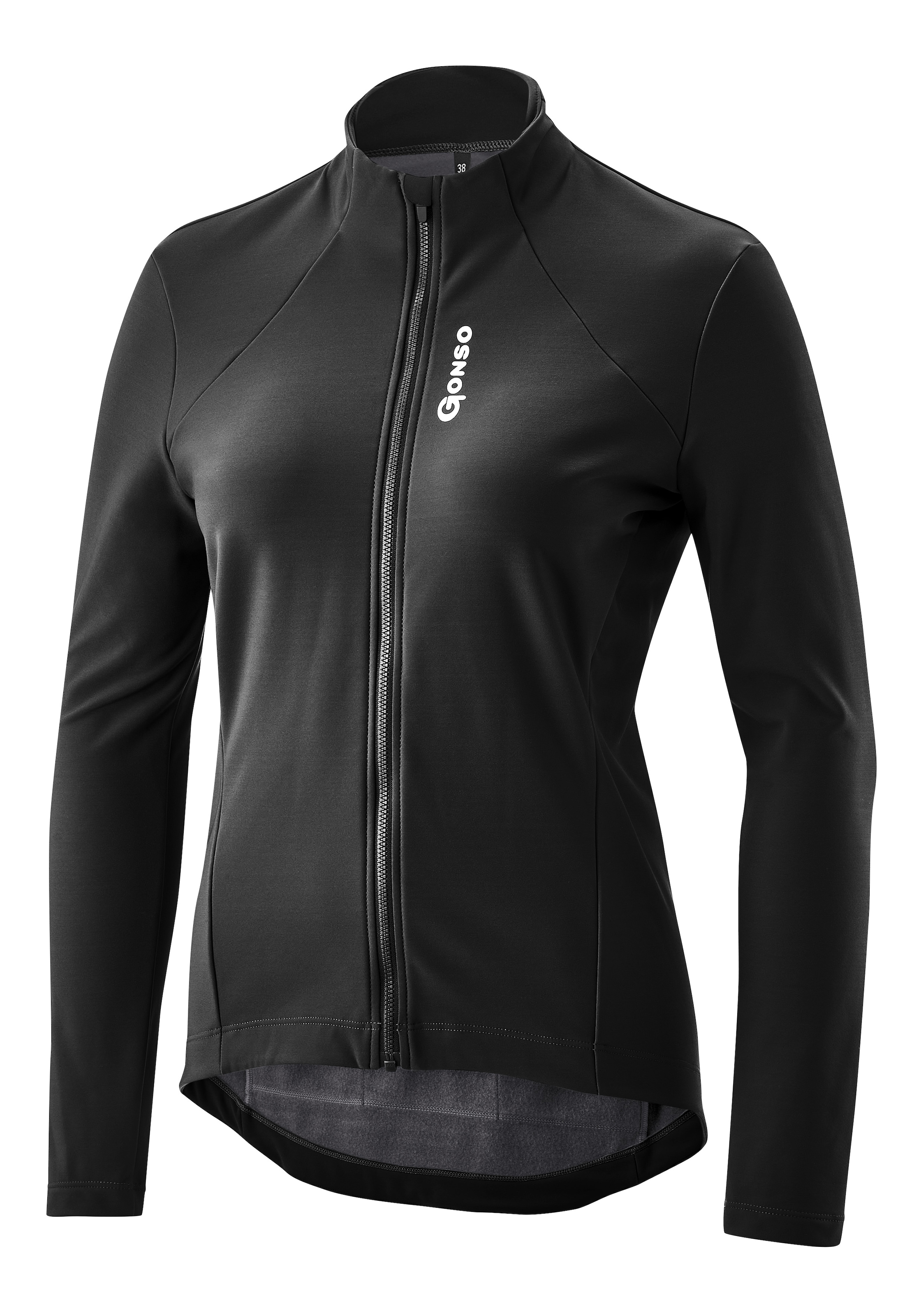 Gonso Radtrikot »SITIVO TRIKOT THERM W«, Damen Fahrradtrikot langarm, isolierendes Full-Zip Trikot, Tight Fit