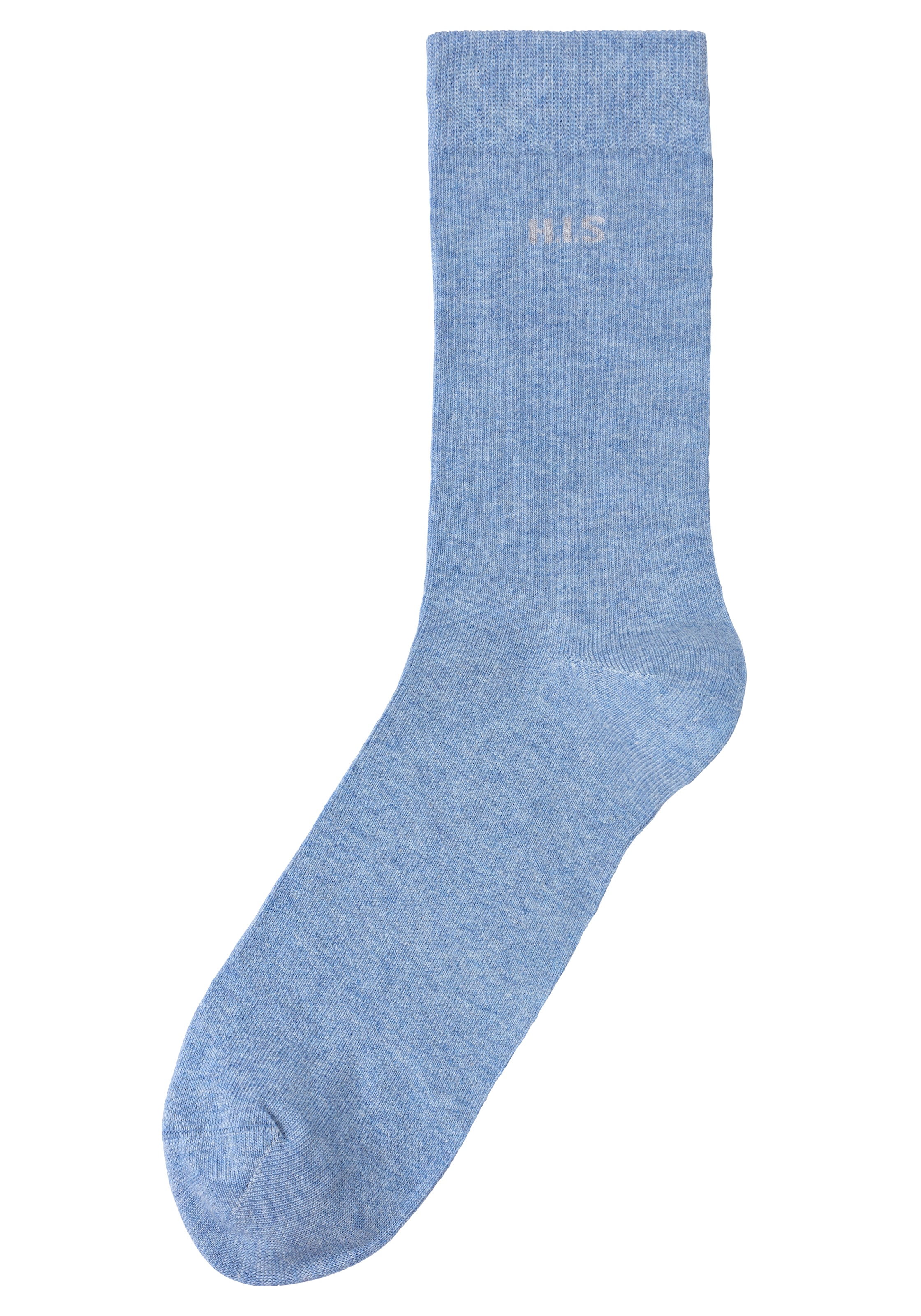 H.I.S Socken, (Packung, 10 Paar), mit farbigem Innenbund