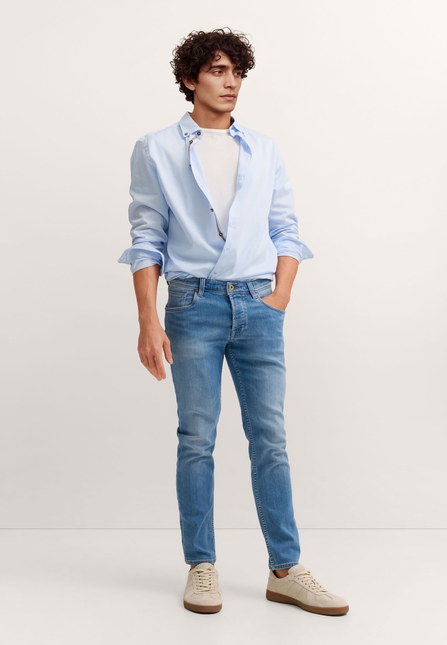 bugatti 5-Pocket-Jeans »Slim Fit« italian premium denim fabric