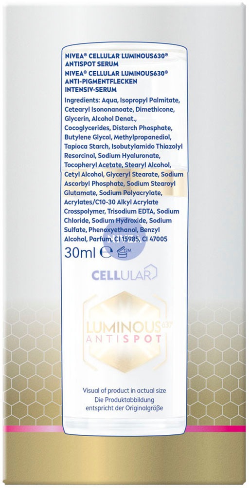 Nivea Pflege-Set »LUMINOUS630 Anti-Pigmentflecken Tagespflege + Intensiv Serum«, (2 tlg.)