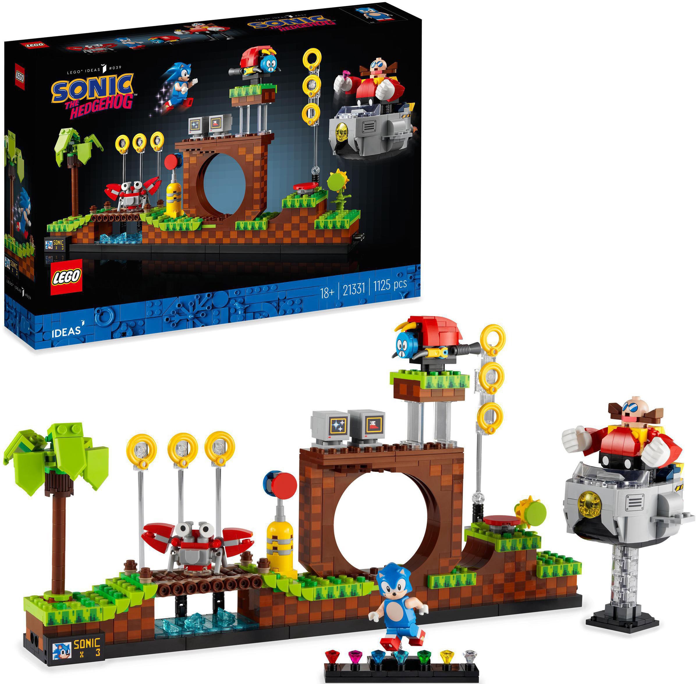 LEGO® Konstruktionsspielsteine »Sonic the Hedgehog™ – Green Hill Zone (21331), LEGO® Ideas«, (1125 St.), Made in Europe
