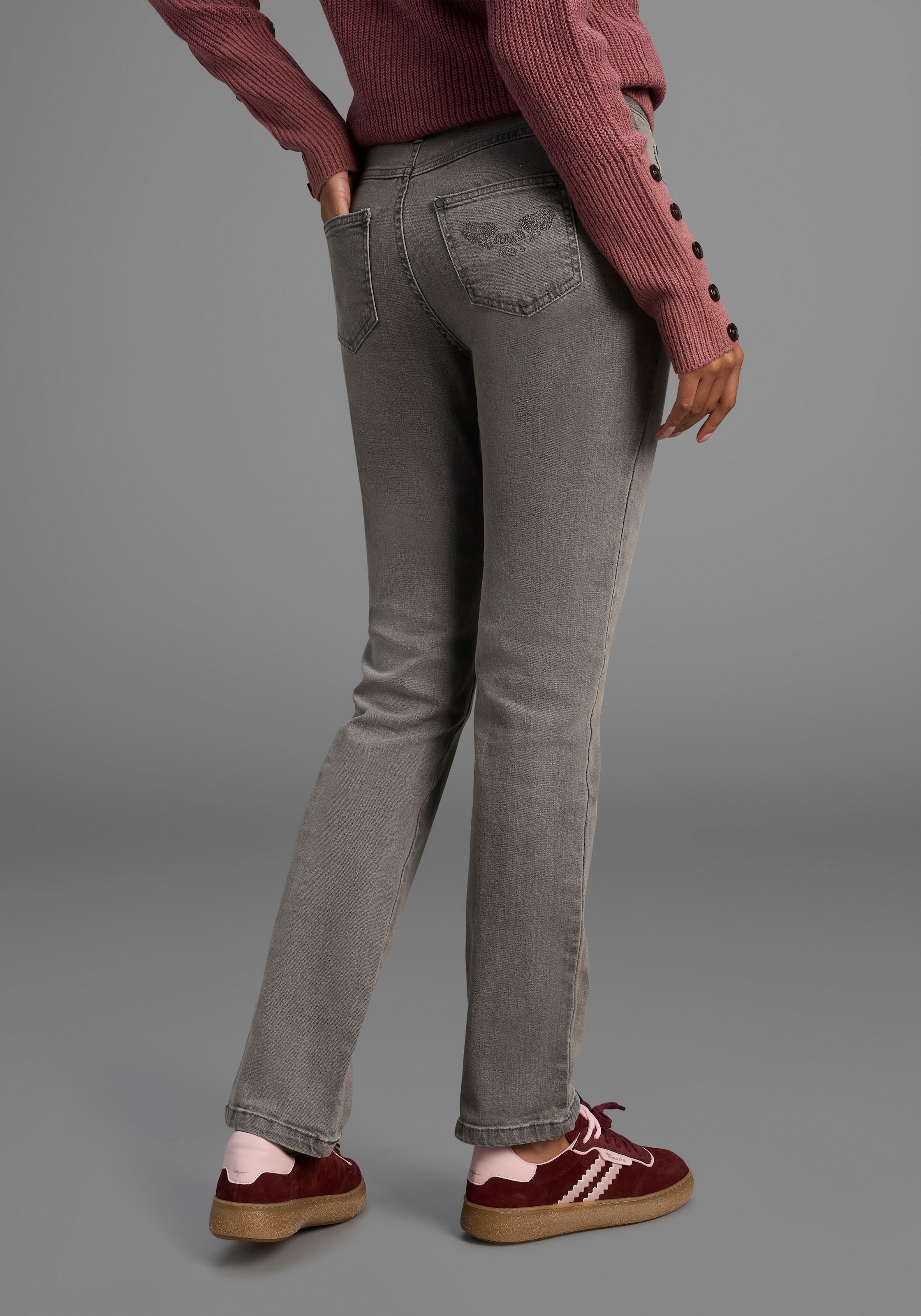 Arizona Gerade Jeans »Comfort-Fit«, High Waist