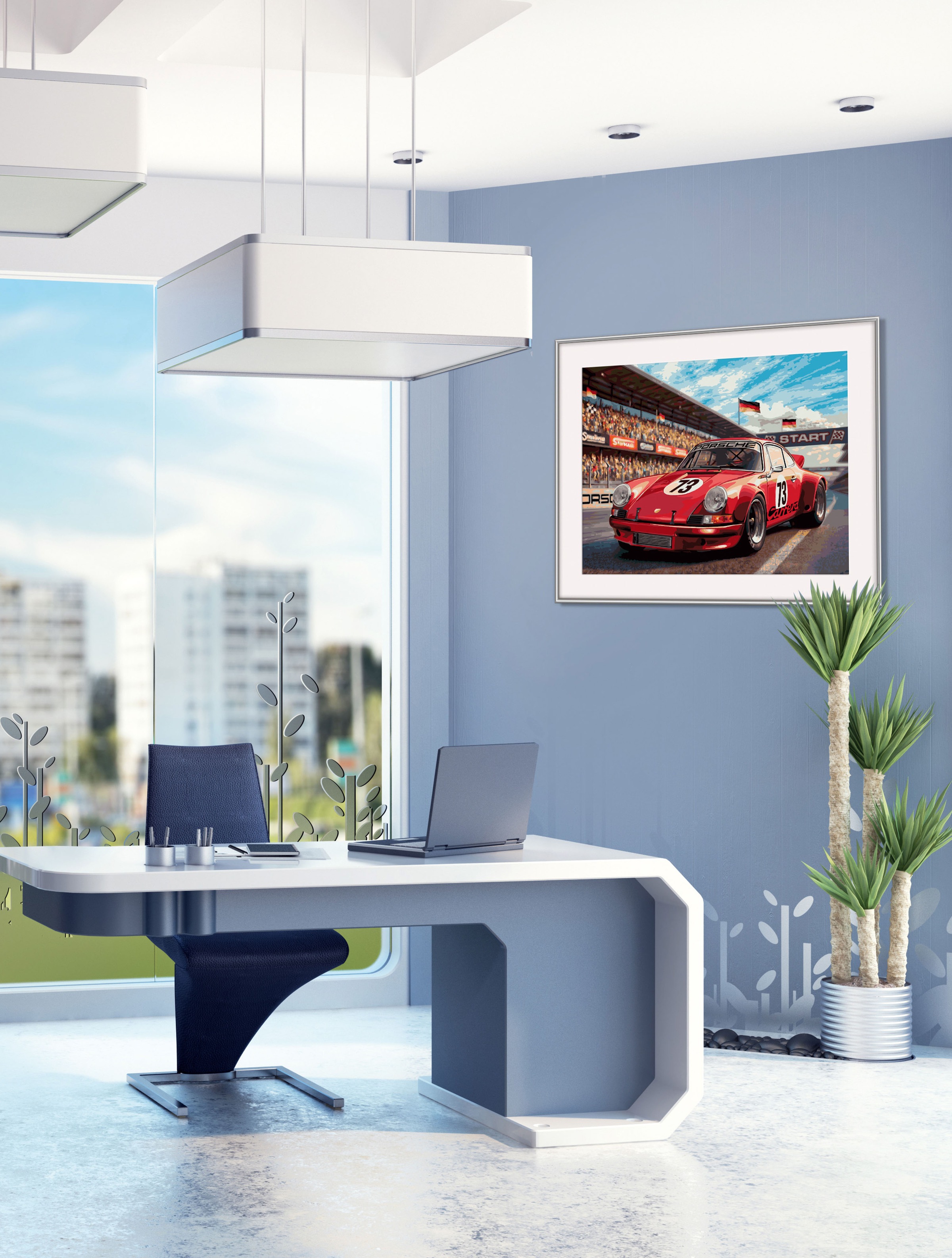 Schipper Malen nach Zahlen »Meisterklasse Premium - Porsche 911 Carrera RSR 2.8« Made in Germany