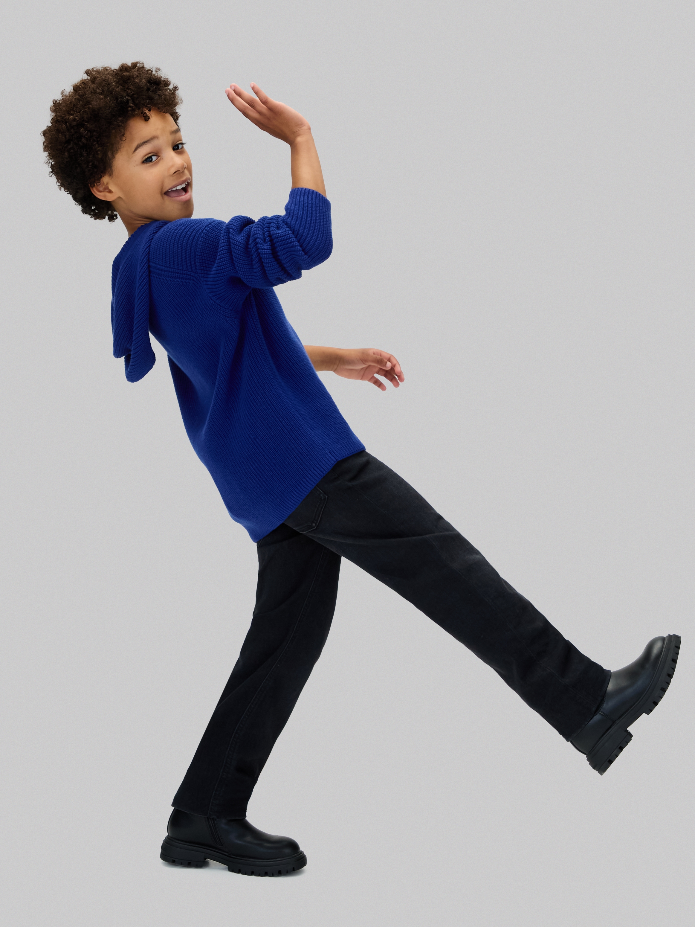 Calvin Klein Jeans Strickpullover »RIB KNIT HOODIE«, für Kinder bis 16 Jahre, mit Kapuze
