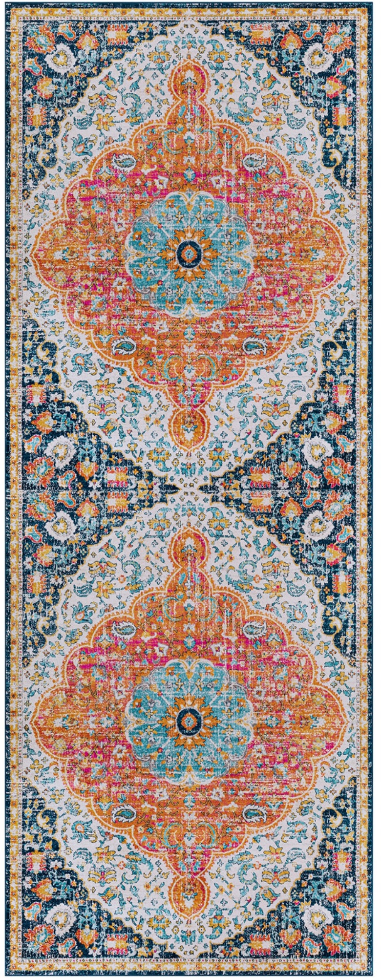 Livabliss Teppich »DUNDEE« rechteckig 10 mm Höhe Vintage Orient Teppich im Boho Stil