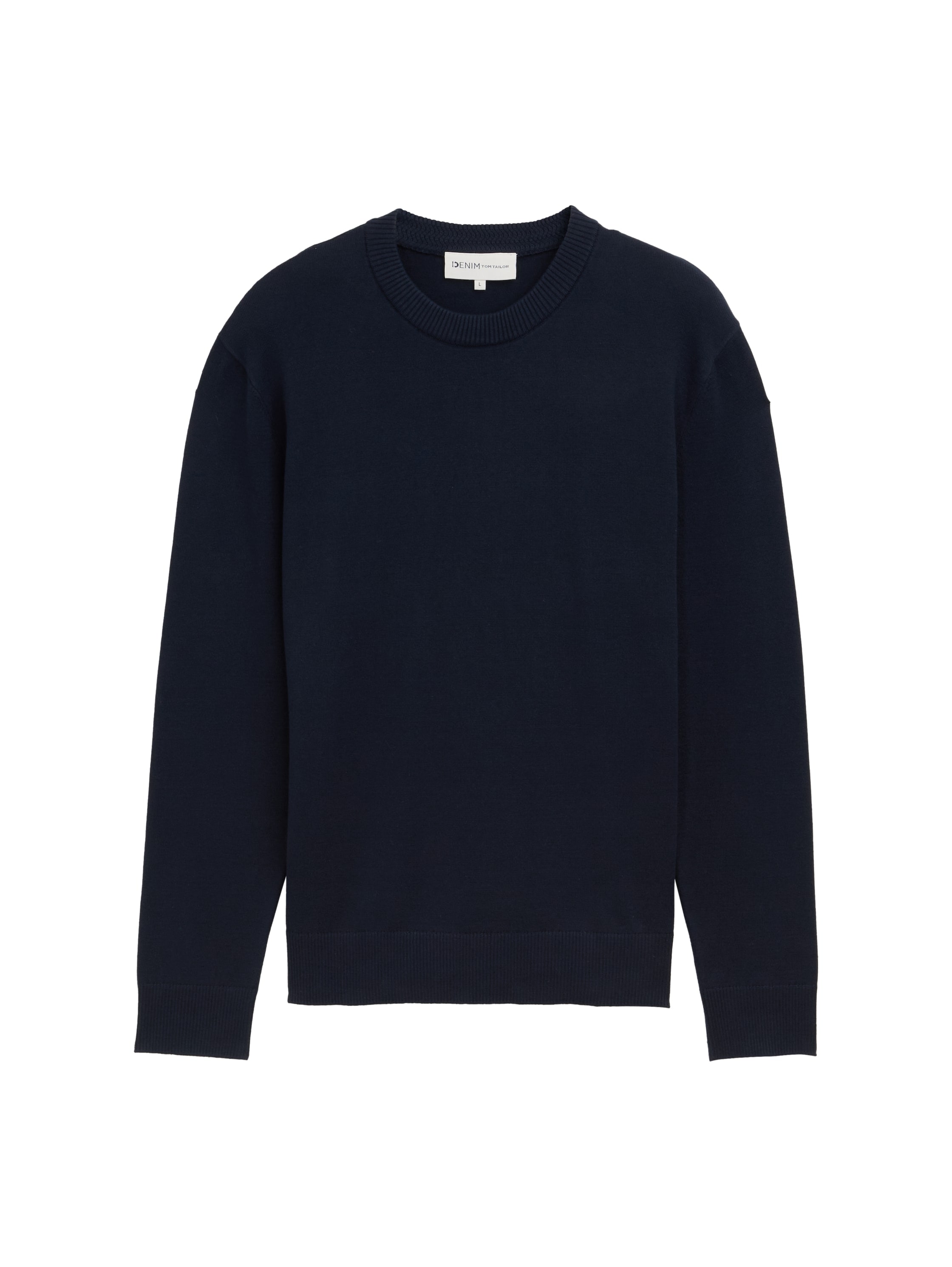 TOM TAILOR Denim Strickpullover in melierter Optik