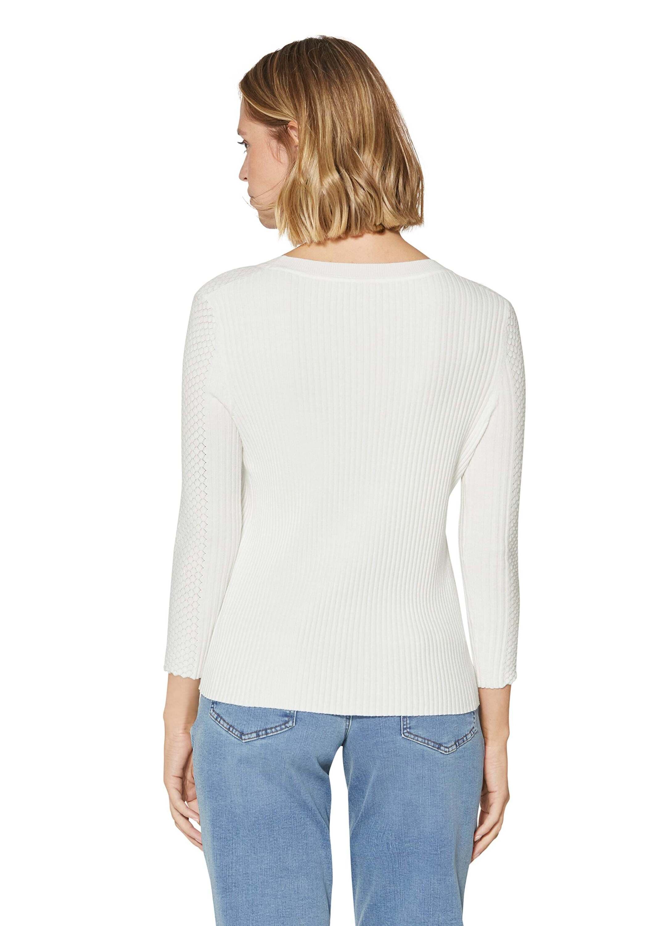 MADELEINE Longpullover »Pullover Rippstrickpullover«