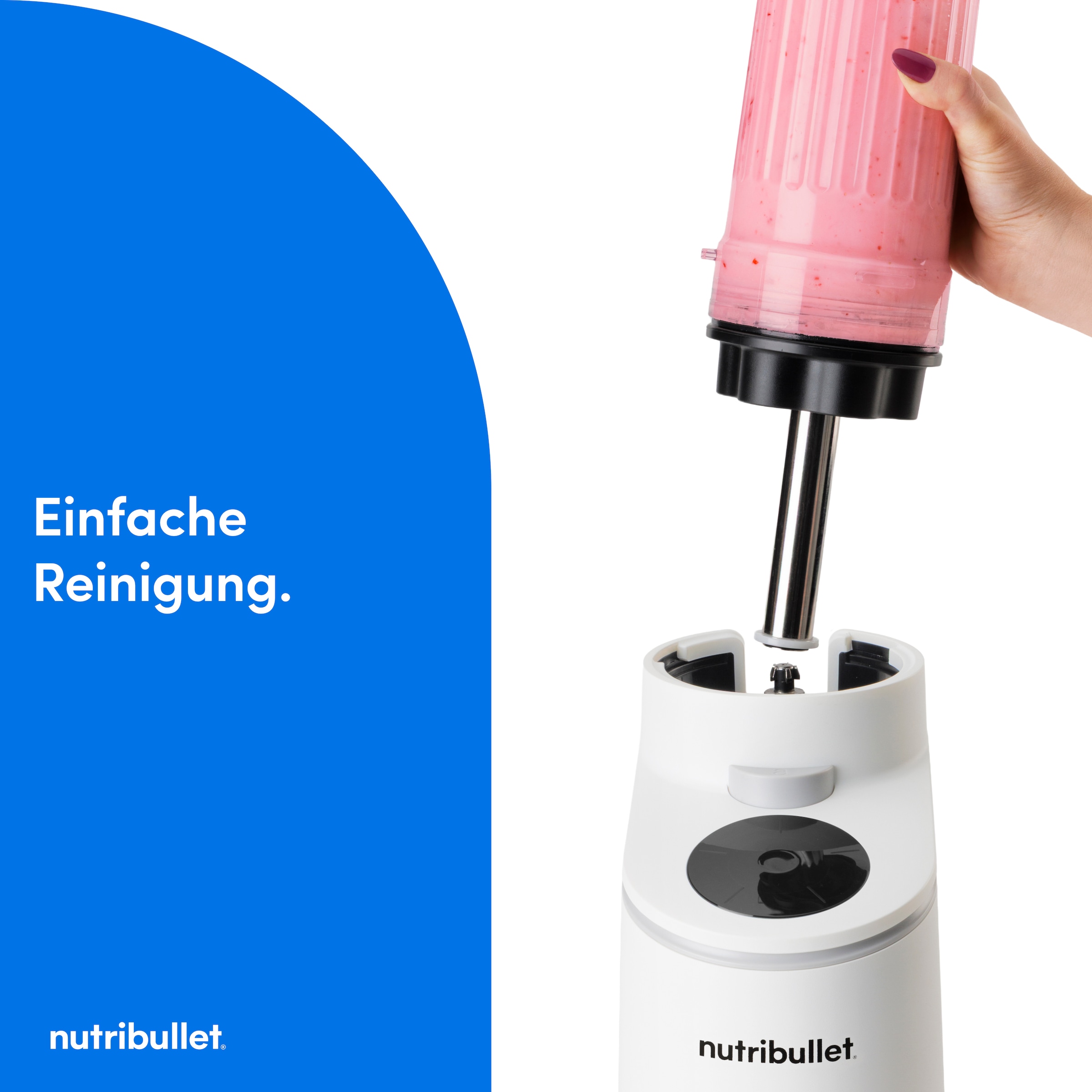 nutribullet Eismaschine »nutribullet Chill, 5 Programme, 3 Behälter (NBD0503W)« 500 W Eis, Gelato, Sorbet, Smoothie Bowl, Frozen Yoghurt