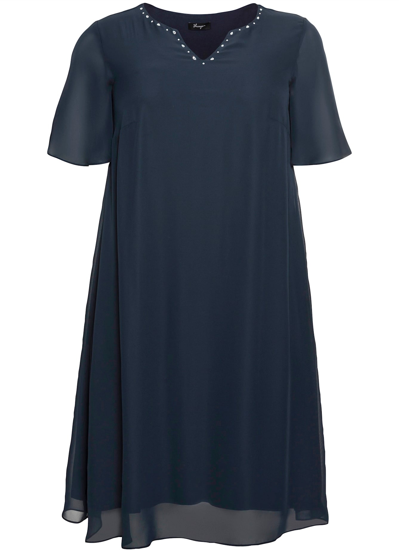 Sheego Chiffonkleid »Chiffonkleid«