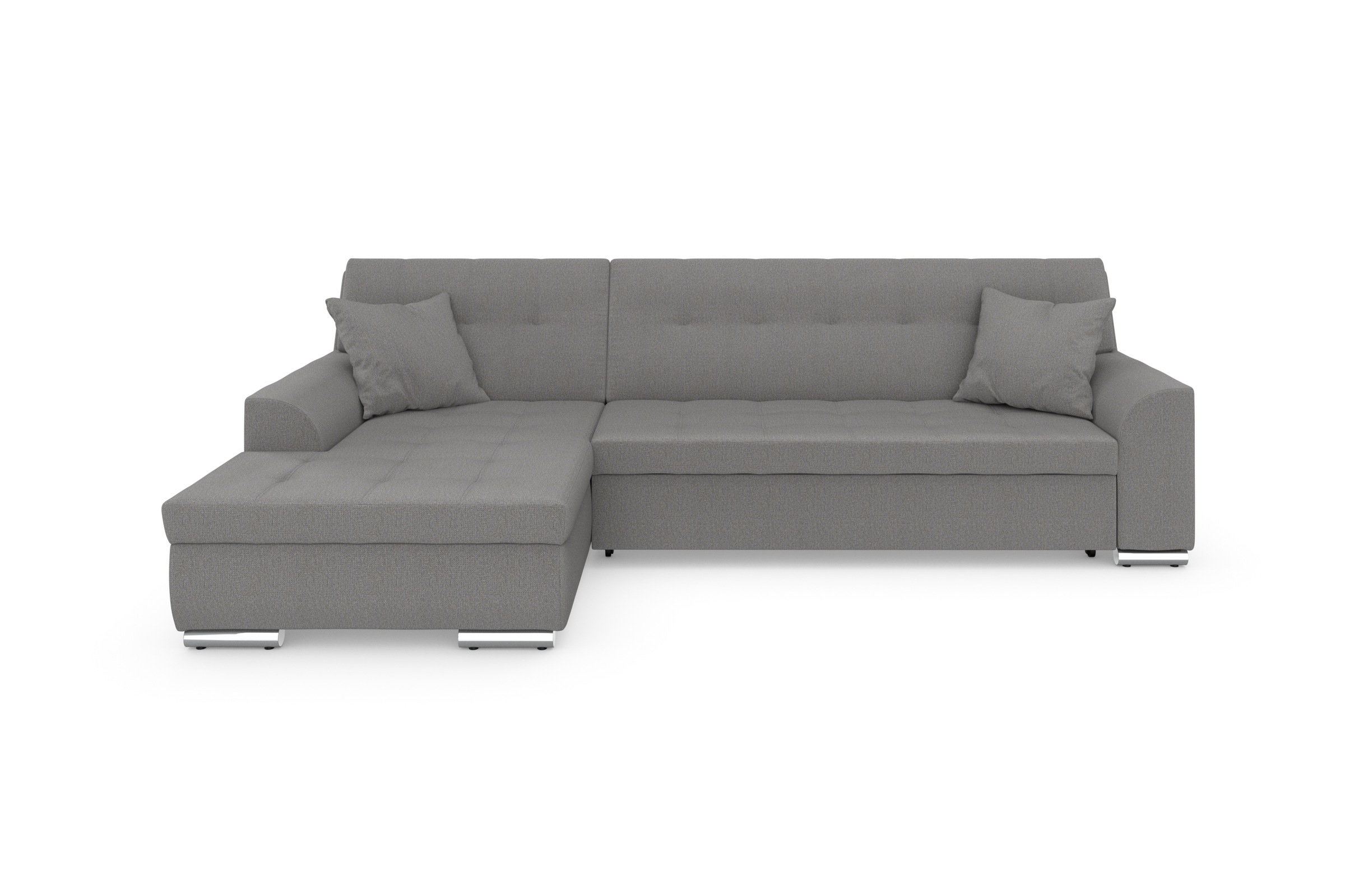 DOMO collection Ecksofa Treviso, wahlweise mit Bettfunktion, incl. Zierkissen