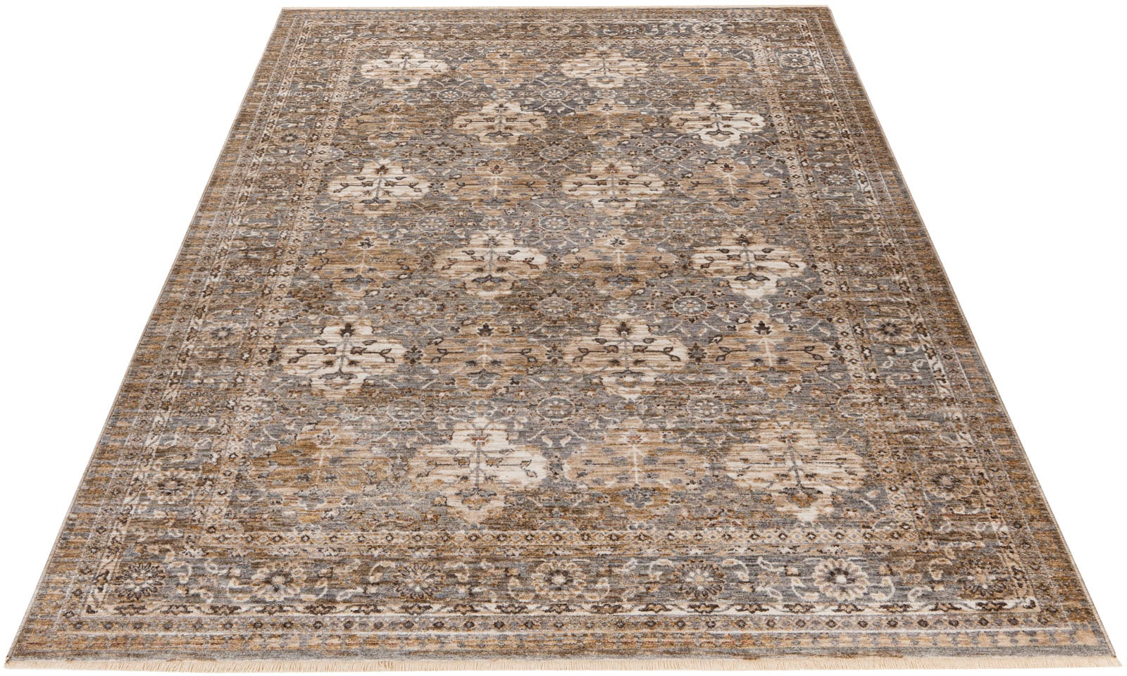 Obsession Teppich »My Laos 467« rechteckig 9 mm Höhe orientalisches Design, mit Fransen, Wohnzimmer, auch als Läufer