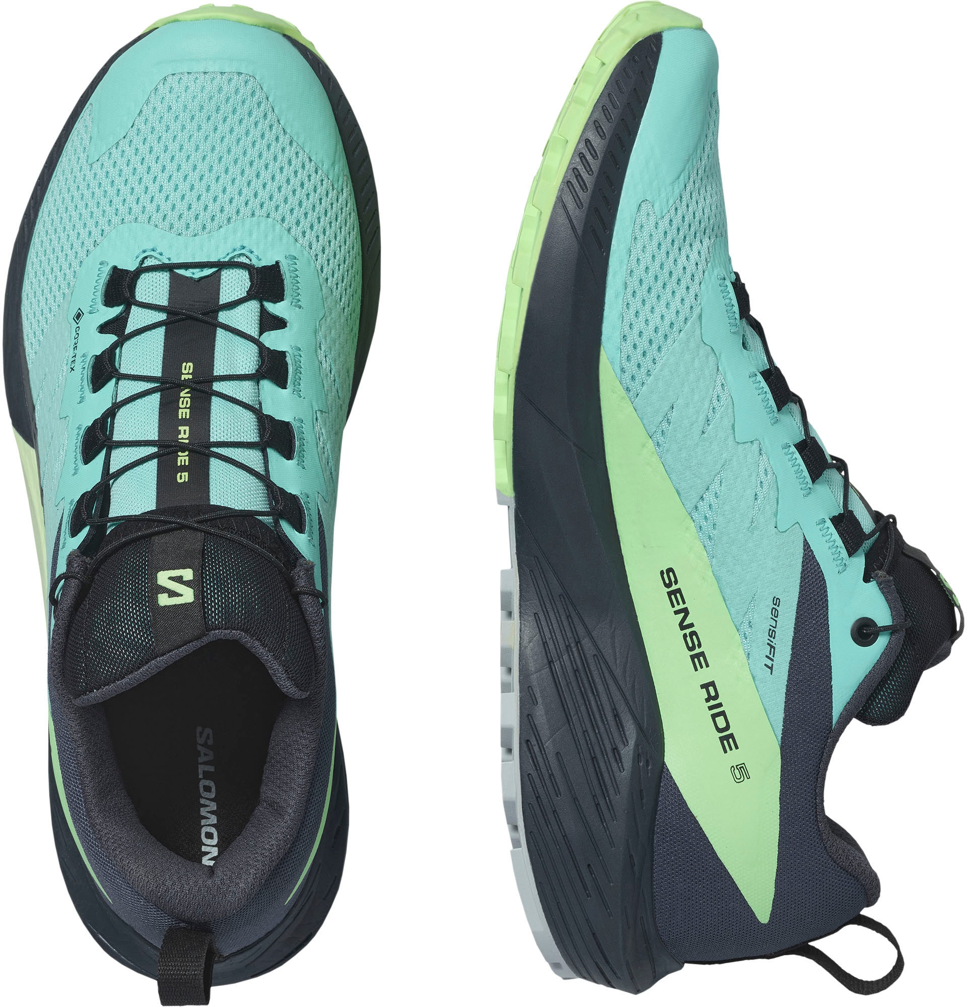 Salomon Trailrunningschuh »SENSE RIDE 5 GORE-TEX® W«, wasserdicht, Trailrunningschuhe