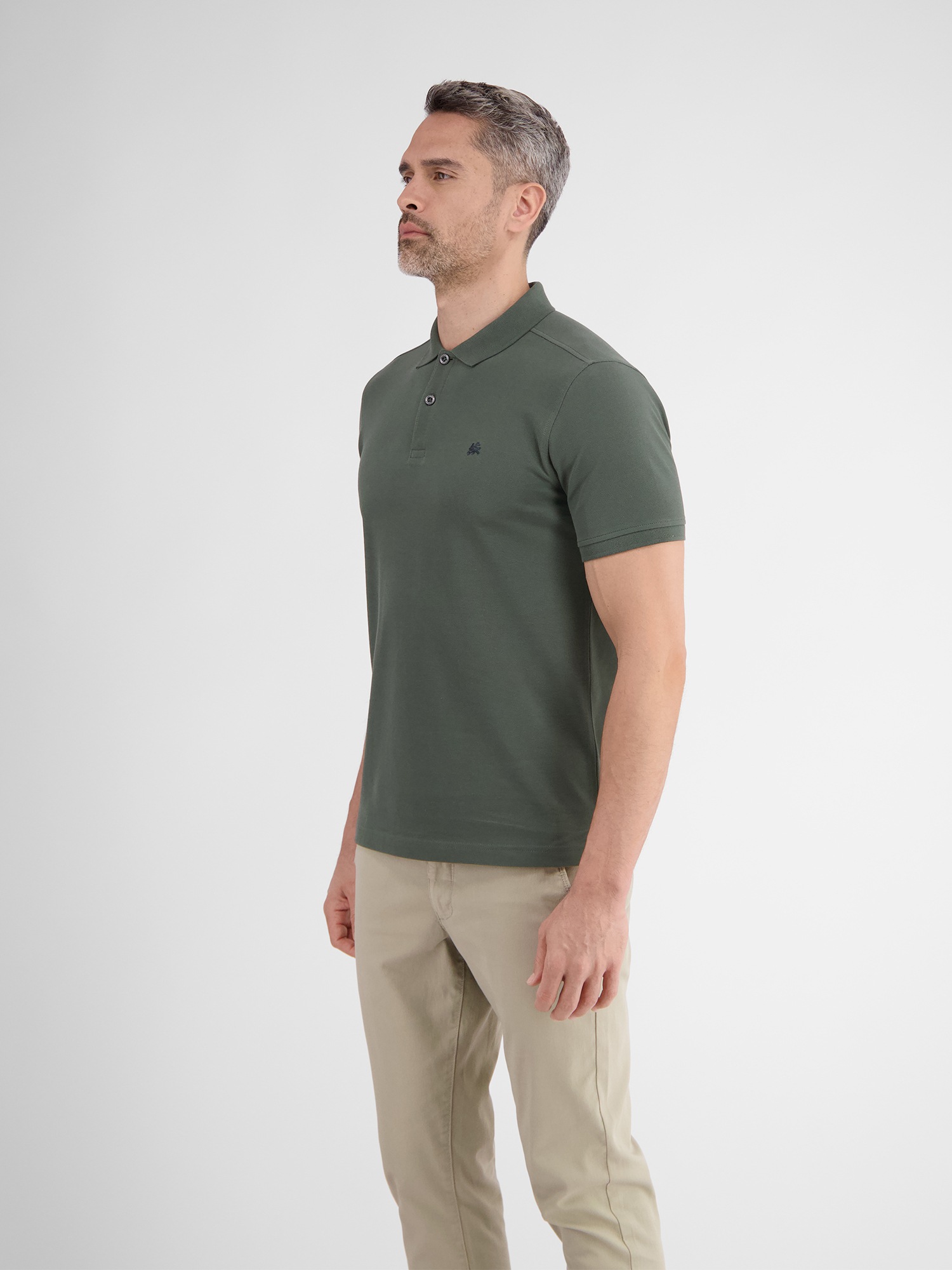 LERROS Poloshirt »LERROS Basic Poloshirt für Herren, unifarben«