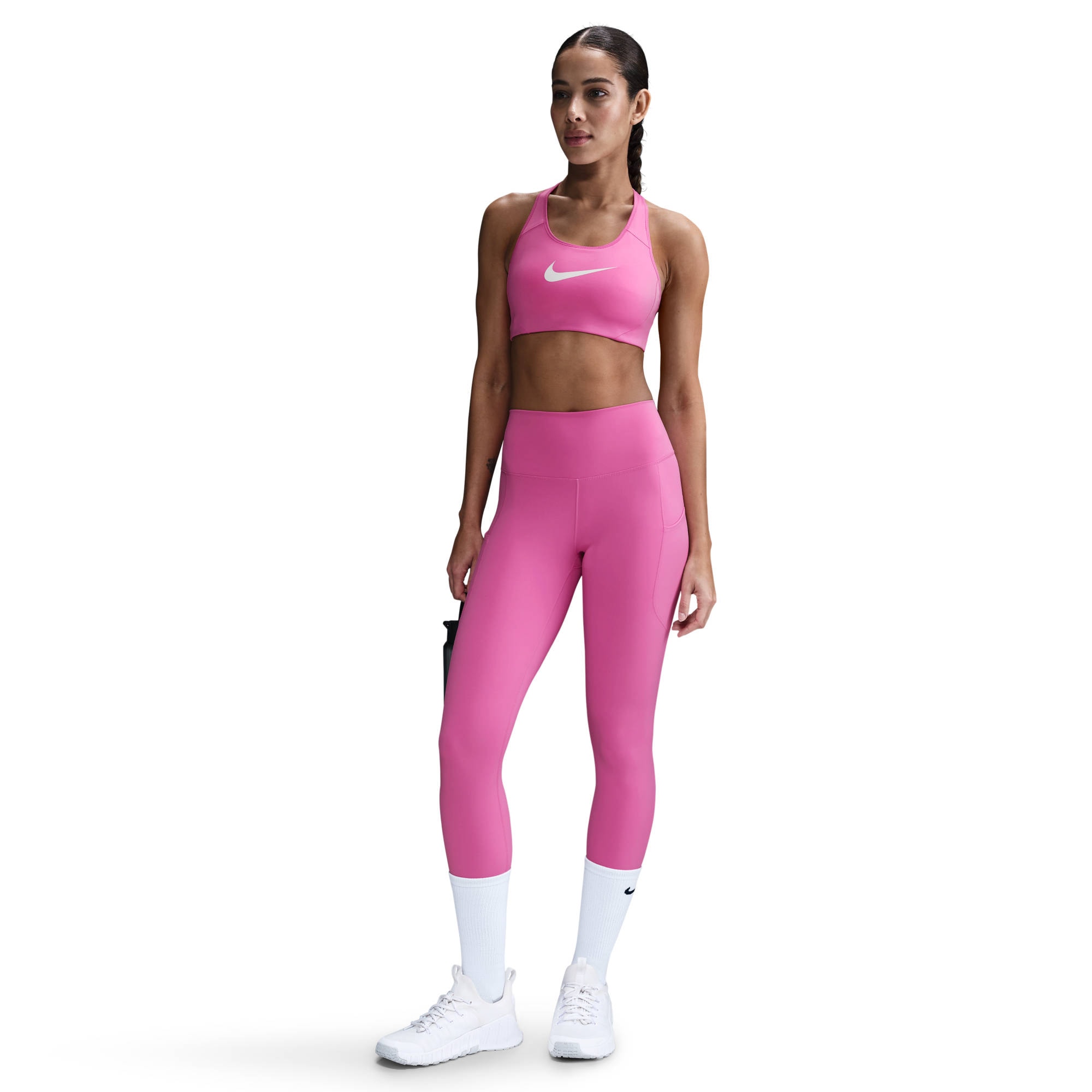 Nike Trainingstights »W NK DF ONE HR 7/8 PKT TGHT«  schnell trocknendes Material, atmungsaktiv, sportlicher Stil