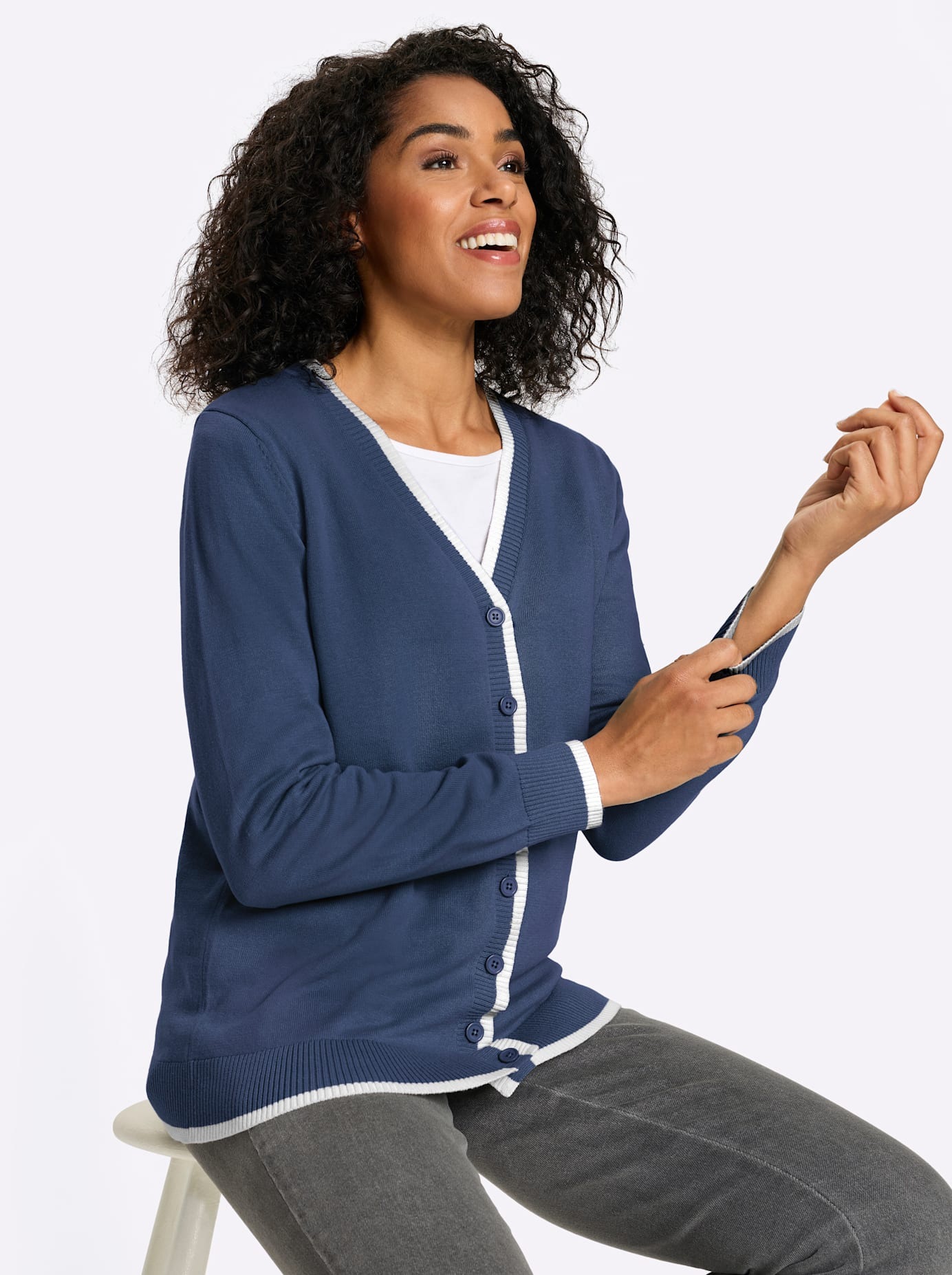 Classic Basics Strickjacke