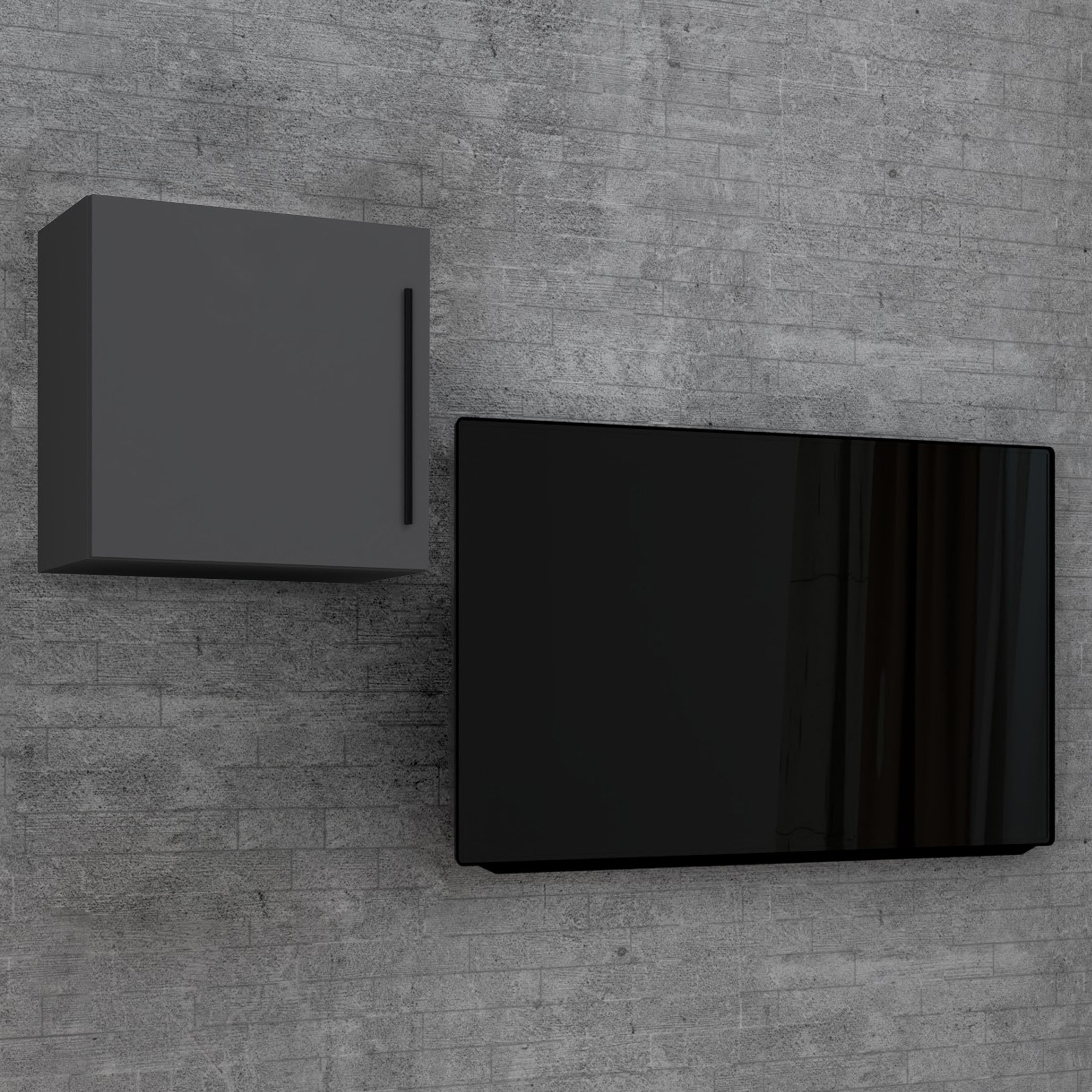 VCM Wandregal »Wandregal Wandboard Wandschrank Würfel Arila M« 1 Stk. tlg.