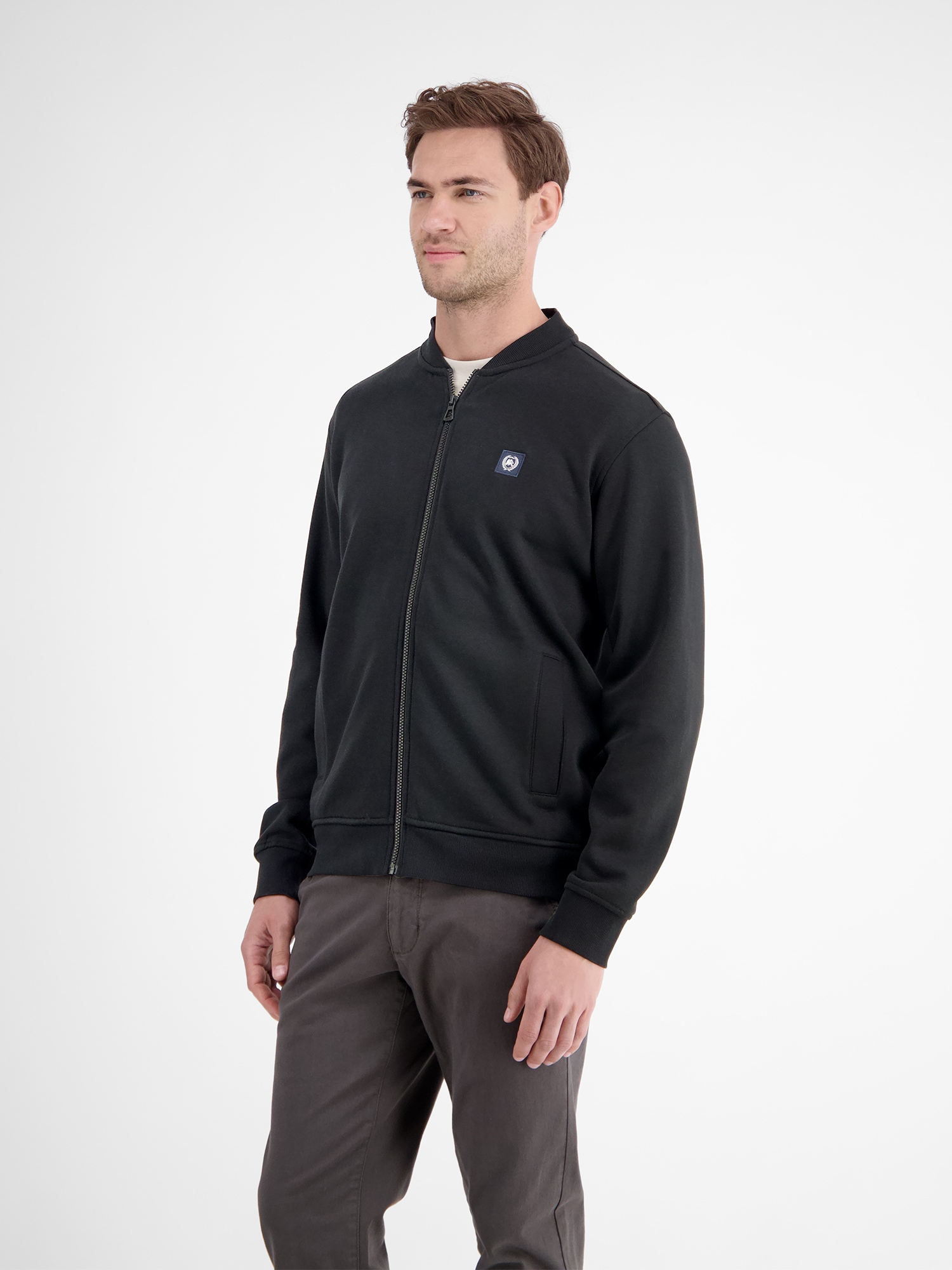 LERROS Sweatjacke »LERROS College-Sweatjacke für Herren«