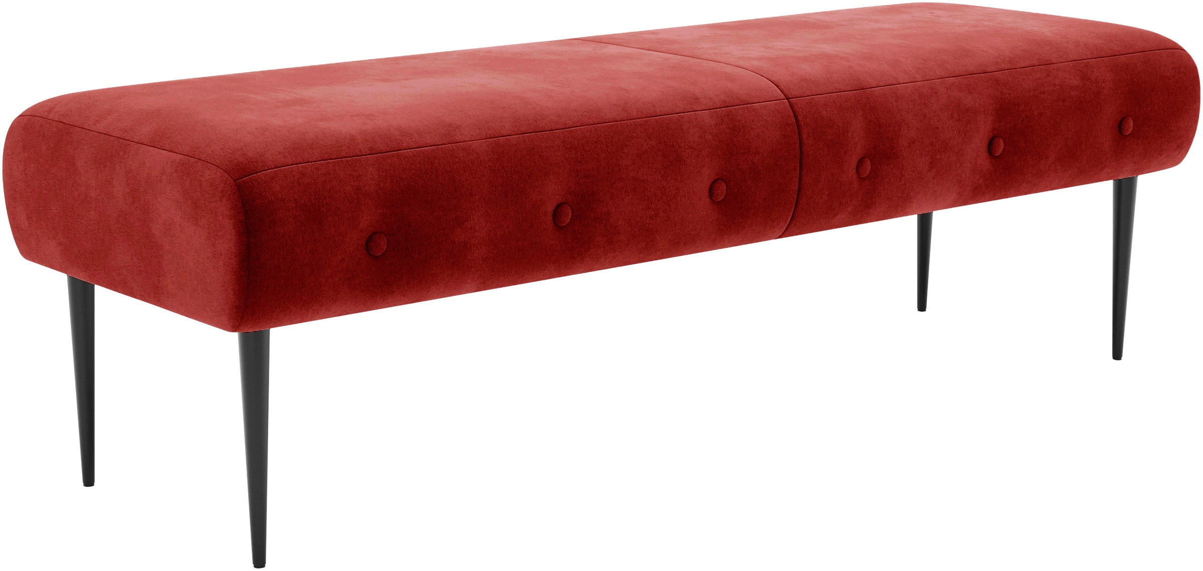 PLACES OF STYLE 2,5-Sitzer »Amber« mit Knopfheftung,in verschieden Stoffarten