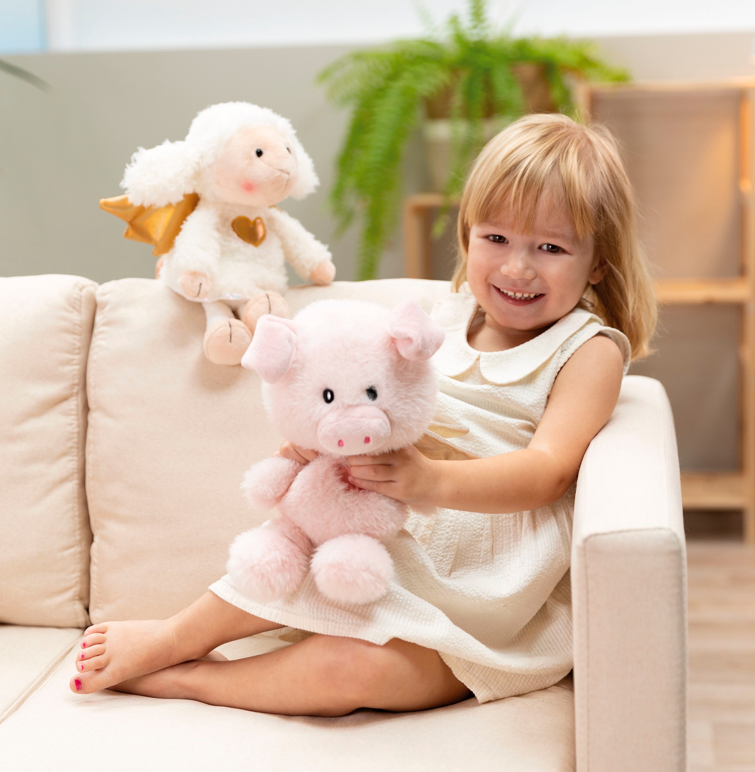 Nici Kuscheltier »Dein Schutzengel, Schwein La La Piggie 28 cm«