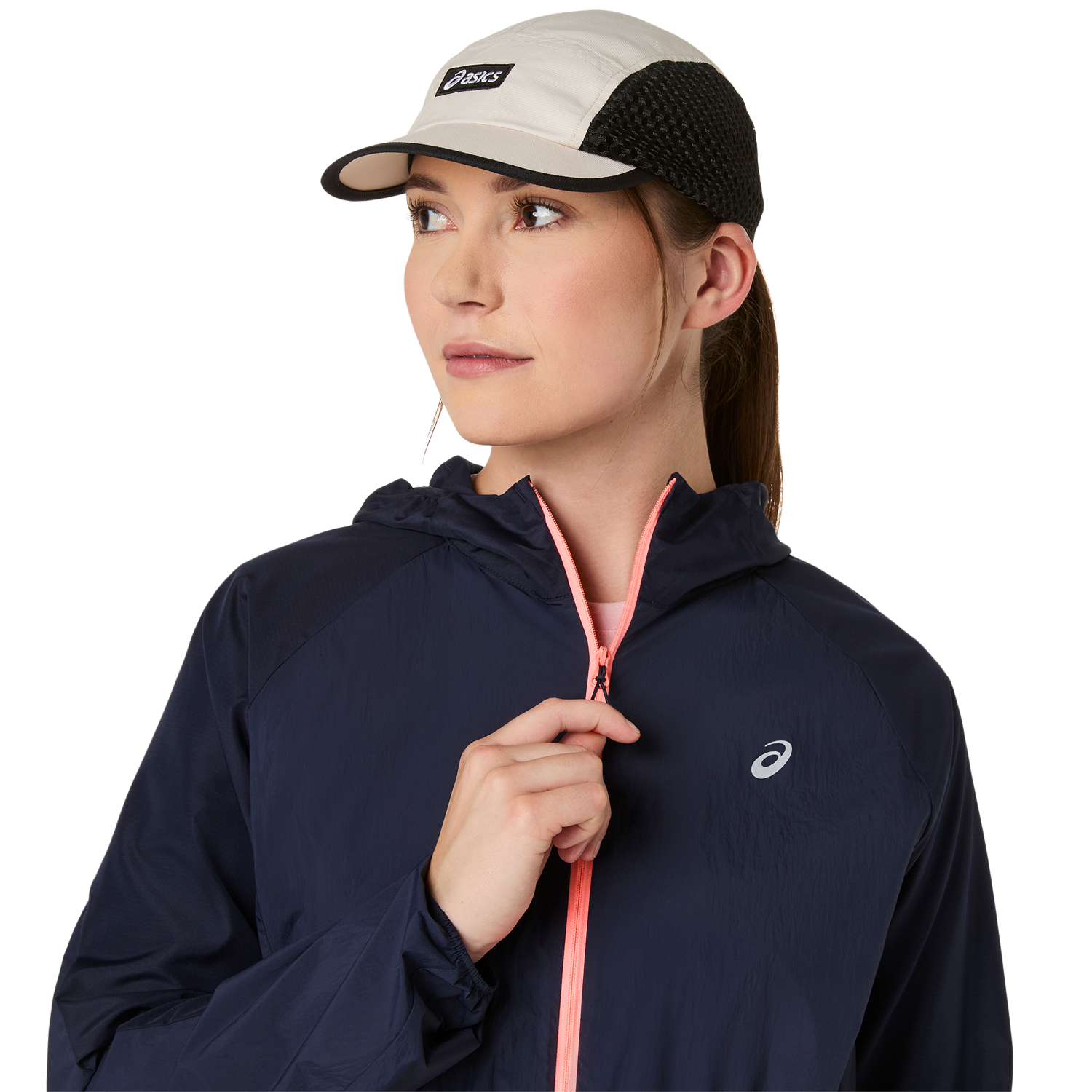 Asics Laufjacke »ROAD PACKABLE JACKET« mit Kapuze Übergangsjacke