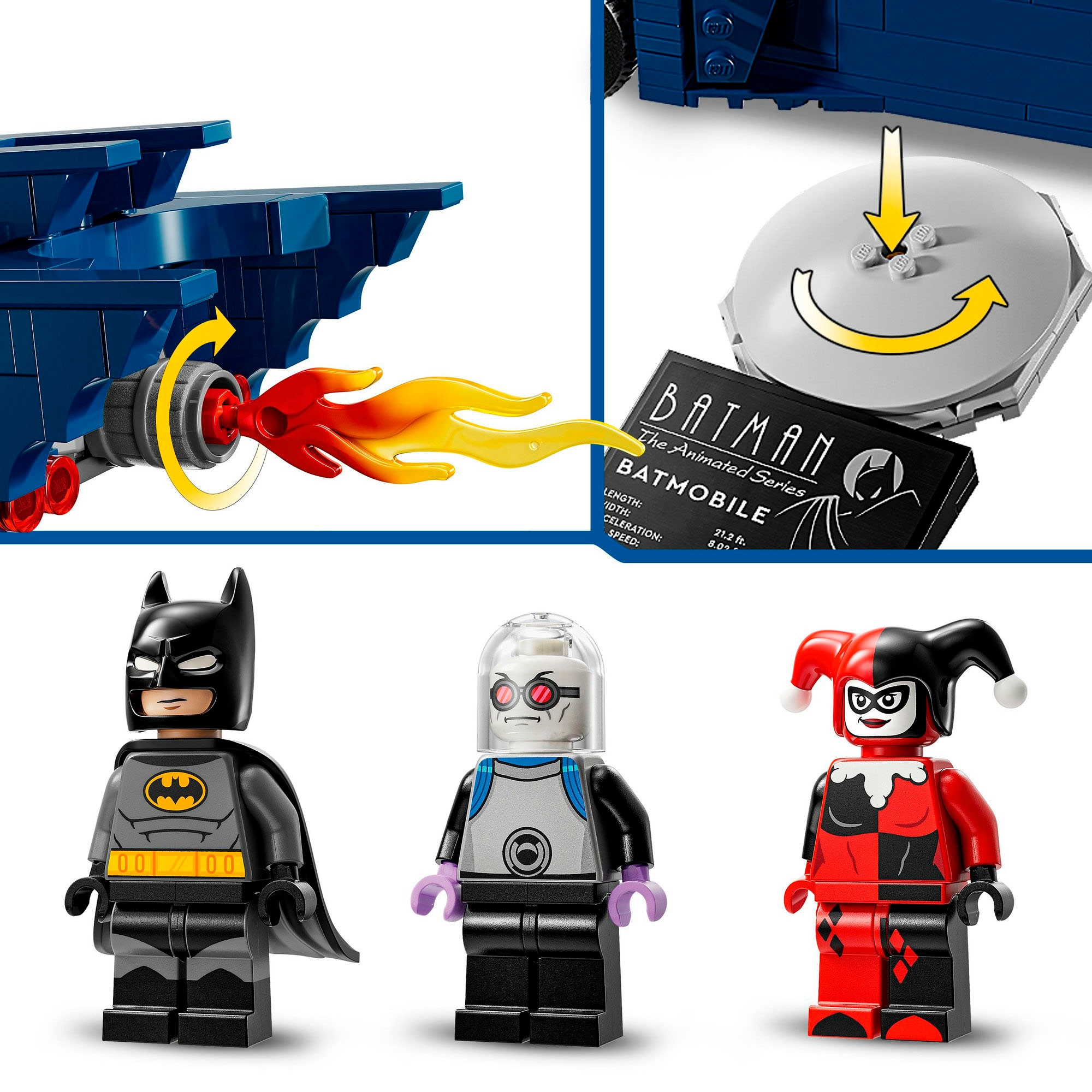 LEGO® Konstruktionsspielsteine »Batmn™ im Batmobil™ vs. Harley Quinn™ und Mr. Freeze™ (76274)«, (435 St.), LEGO Super Heroes; Made in Europe