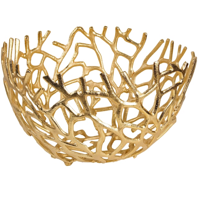 ARTRA Dekoschale »Aluminium Schale Elif in Gold Tischdekoration«, (1 St.)  kaufen im OTTO Online Shop