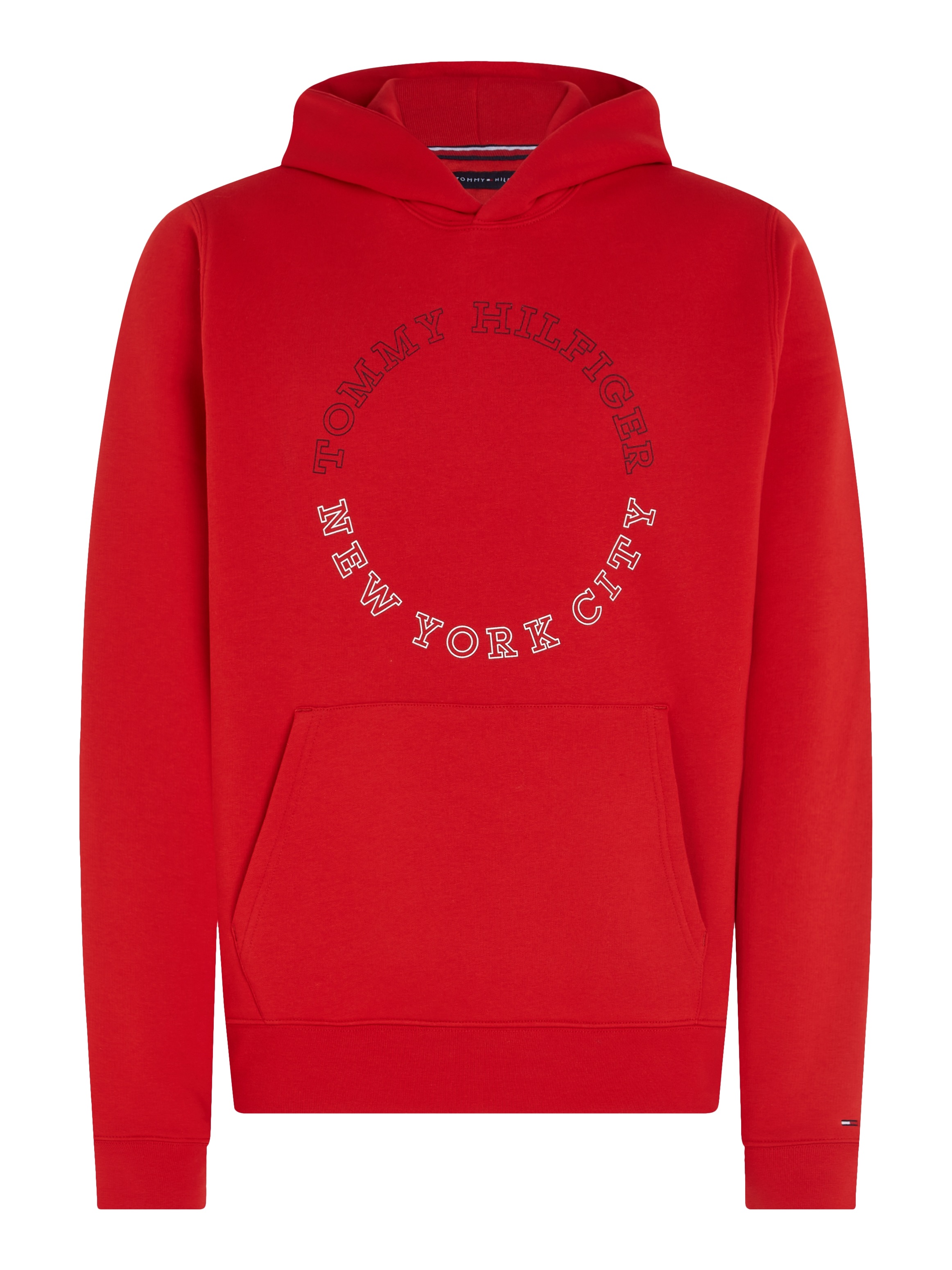 Überprüfen Sie den niedrigsten Preis Tommy Hilfiger Kapuzensweatshirt ROUNDALL »MONOTYPE HOODY« bei bestellen online OTTO