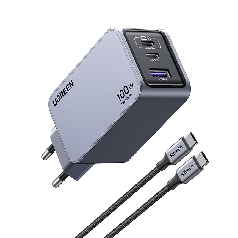 Schnelllade-Gerät »Nexode Pro 100W 3-Port GaN Fast Charger Set X757«