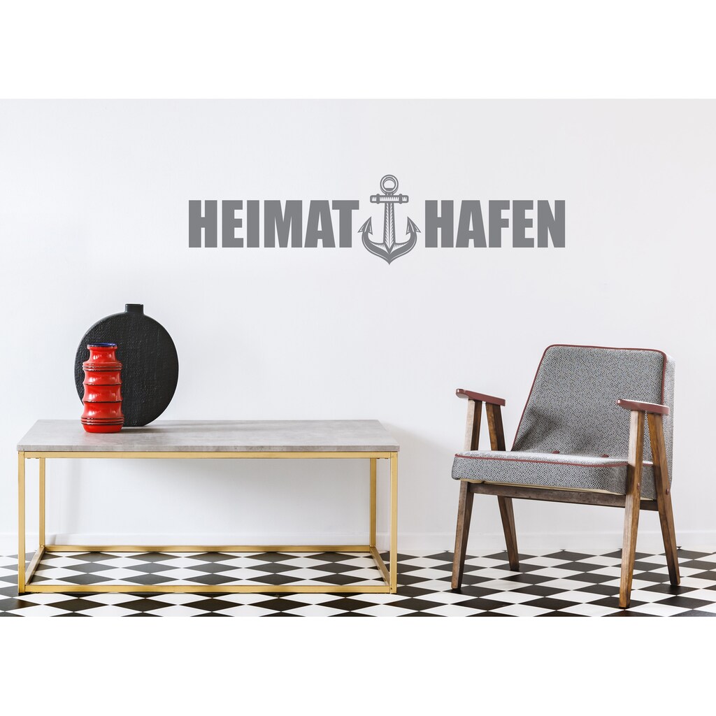 queence Wandtattoo »HEIMAT HAFEN«, (1 St.)