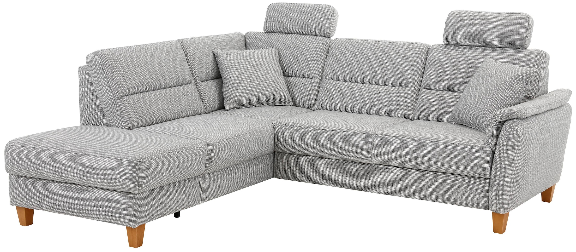 Home affaire Ecksofa »Palmera L-Form«, Federkern, wahlweise mit Bettfunktion und mit/ohne Stauraum