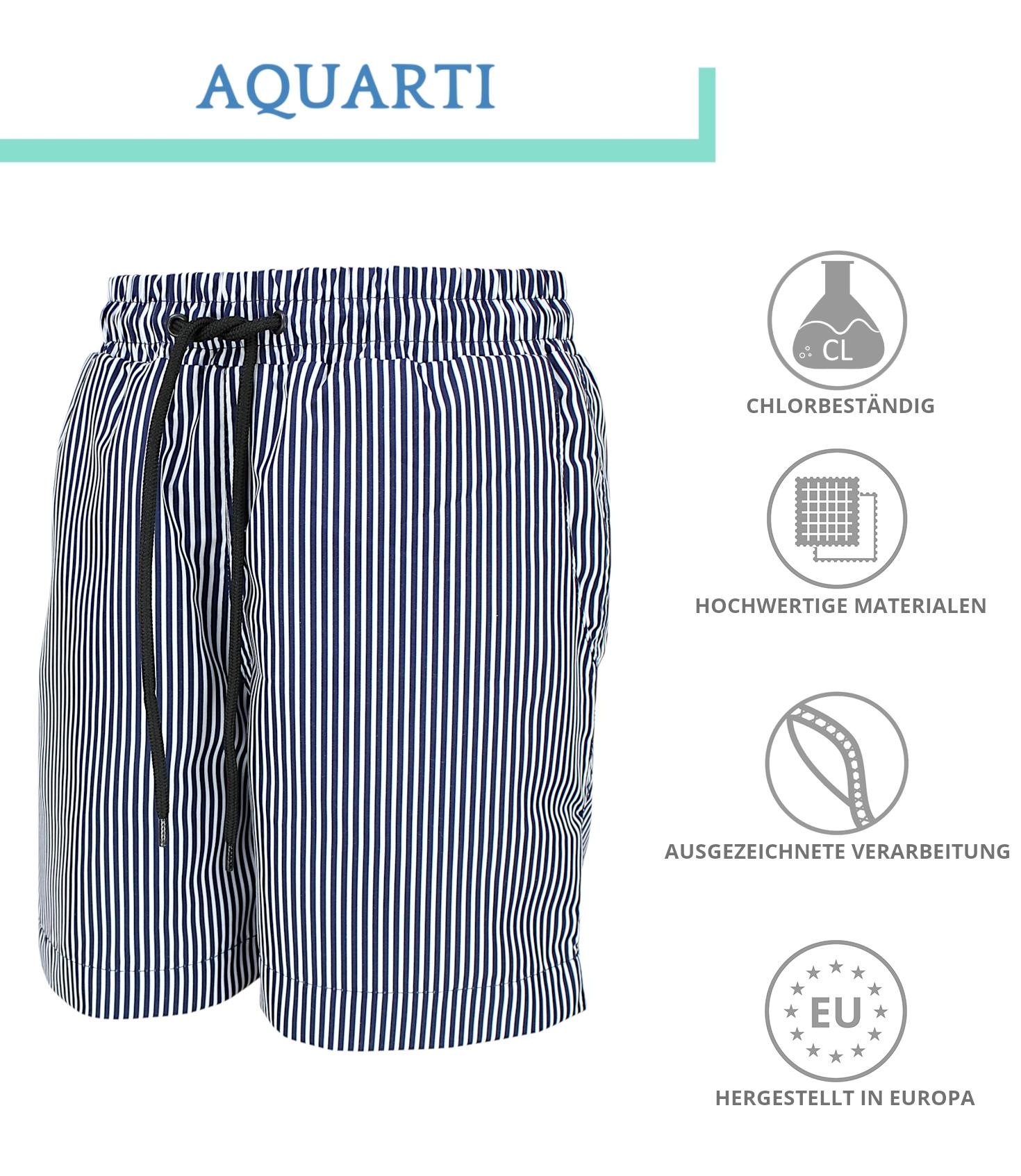 AQUARTI Badehose »Badehose Jungen Badeshorts mit Taschen Schnelltrocknend«