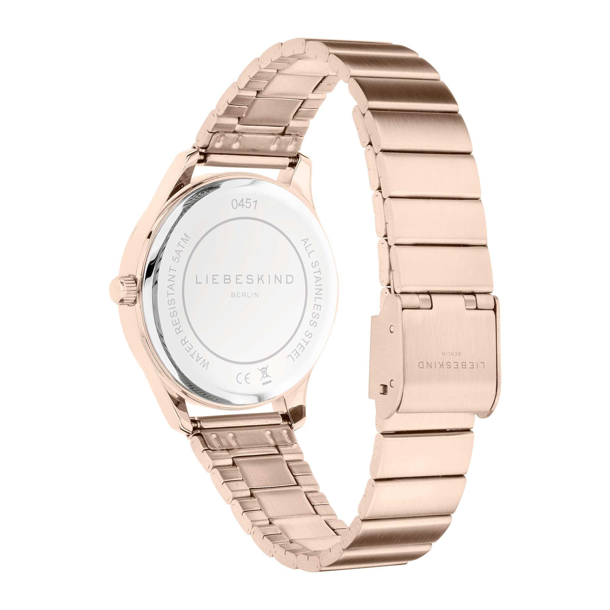 Liebeskind Berlin Quarzuhr »Basic Staples« Armbanduhr, Damenuhr, Edelstahlarmband, analog