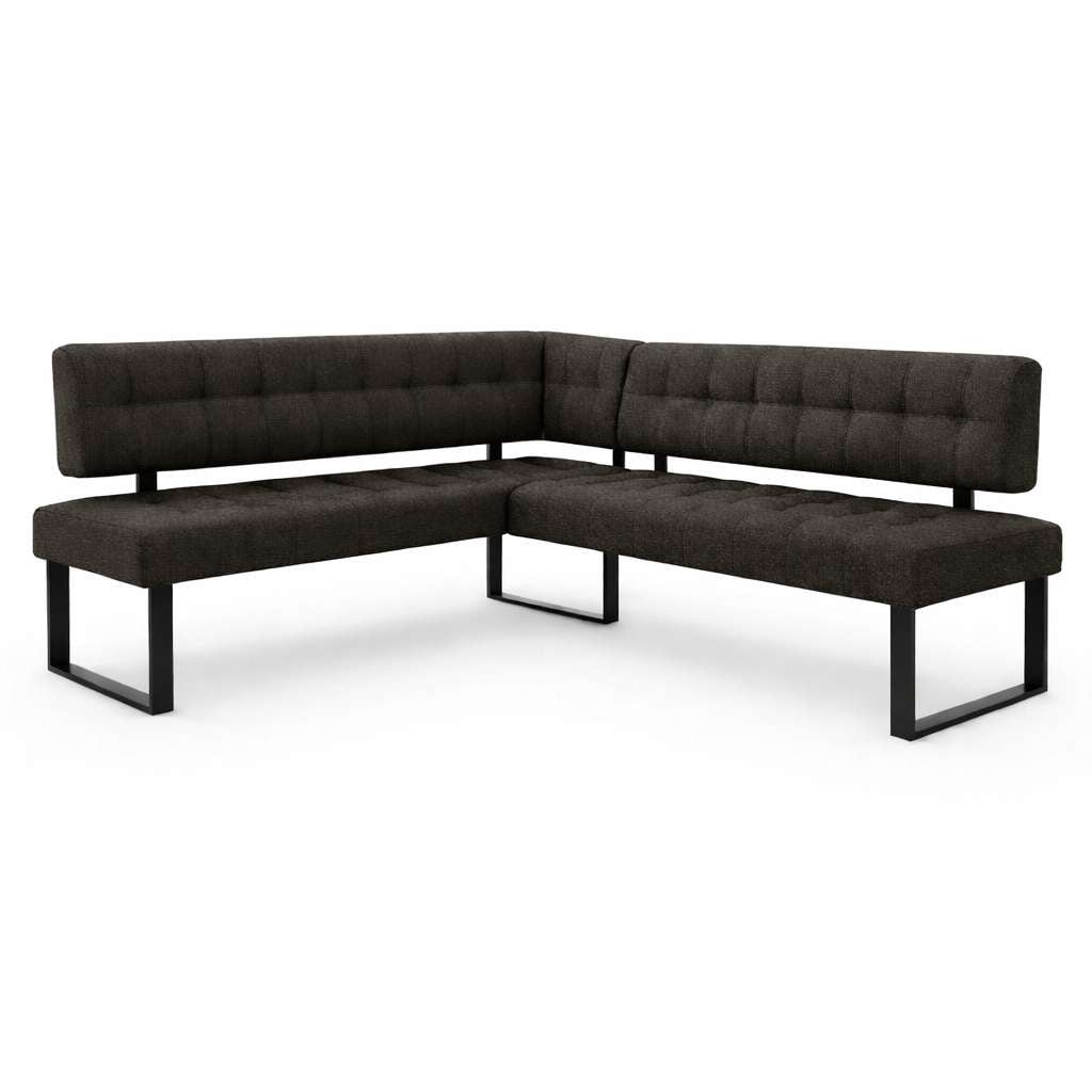 Home affaire Eckbankgruppe »Mia Essecke, Sitzgruppe, Eckbankgruppe, Küchenbankgruppe« Set, 4er, 4 tlg. Eckbank mit Wellenfederung; Tisch in Eiche massiv