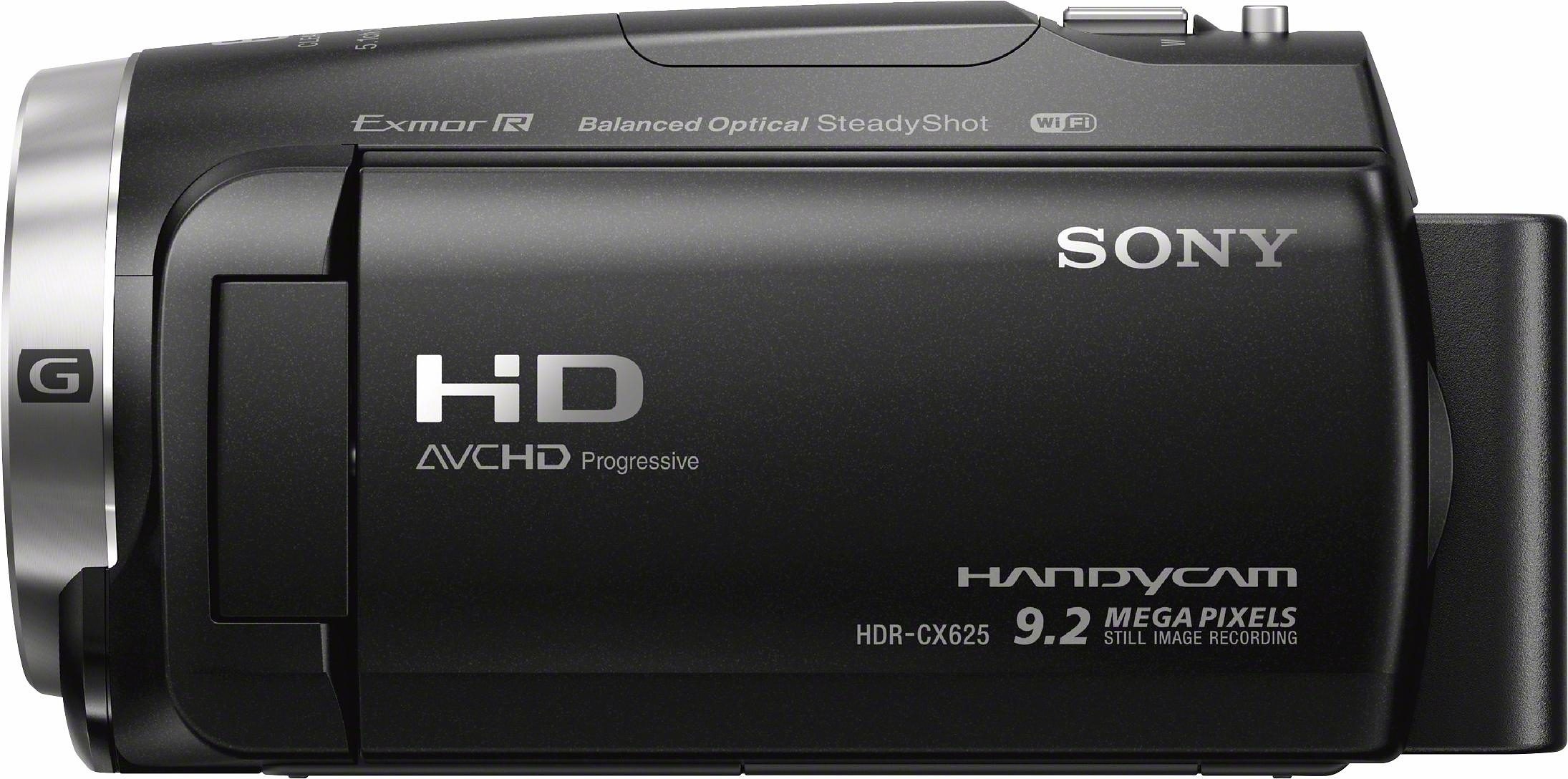 Sony Camcorder »HDR-CX625B«, Full HD, NFC-WLAN (Wi-Fi), 30 fachx opt. Zoom, 26,8mm Weitwinkel