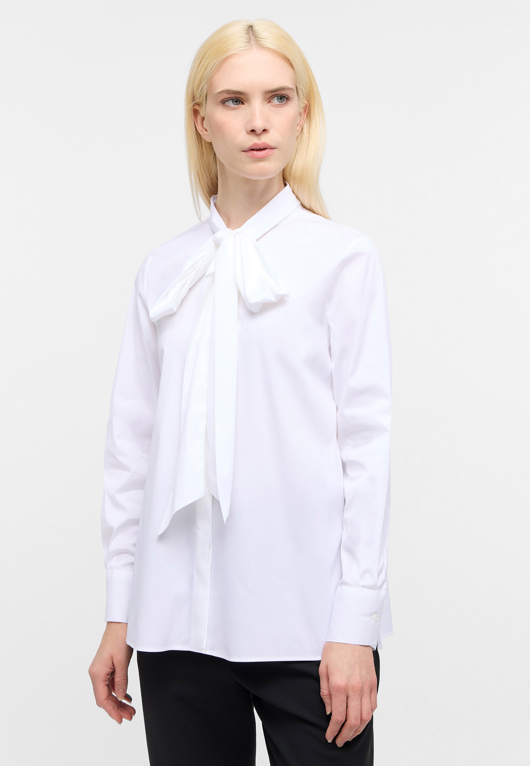 Eterna Longbluse »LOOSE FIT« EASY IRON (bügelleicht)