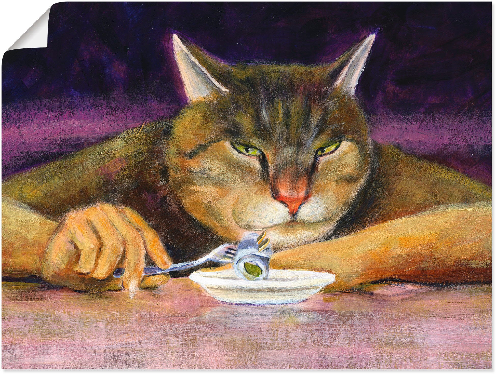 online Leinwandbild, St.), OTTO Haustiere, oder (1 in Artland »Katzenjammer«, Größen als Poster versch. bei Wandaufkleber Wandbild