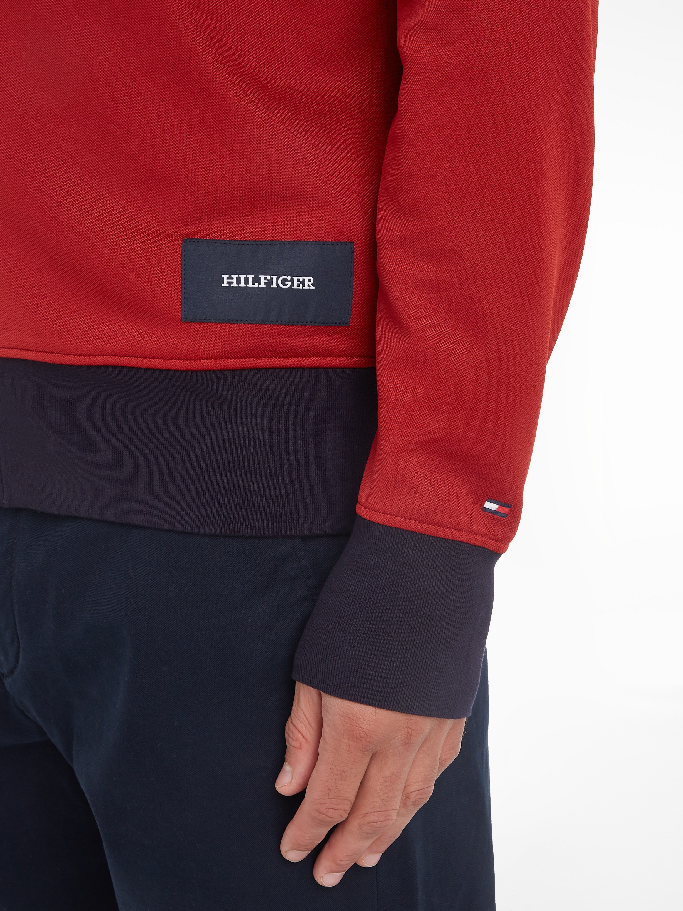 Tommy Hilfiger Sweatjacke »COLOURBLOCK TRACK JACKET«, mit Stehkragen