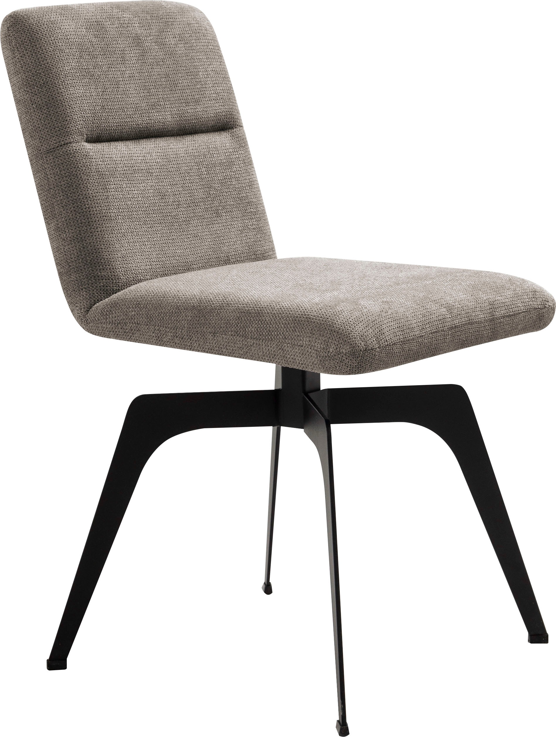 Premium collection by Home affaire Polsterstuhl »Erin«, (Set), 1 St., Struktur, mit Bezug aus Strukturstoff und Metallgestell
