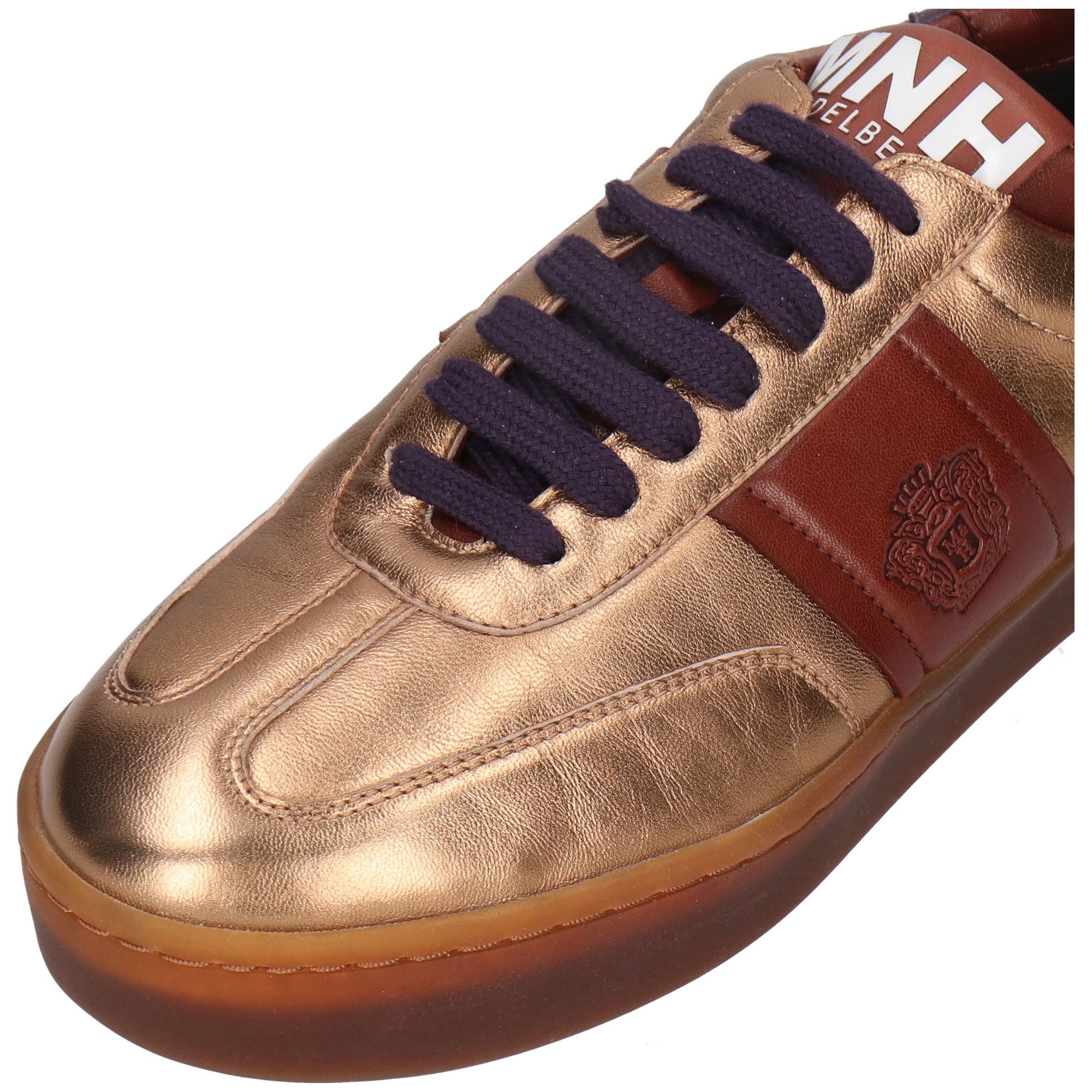 Melvin & Hamilton Sneaker »Amira 1«, Retro Sneaker, Schnürschuh, Court Sneaker mit Metallic Effect