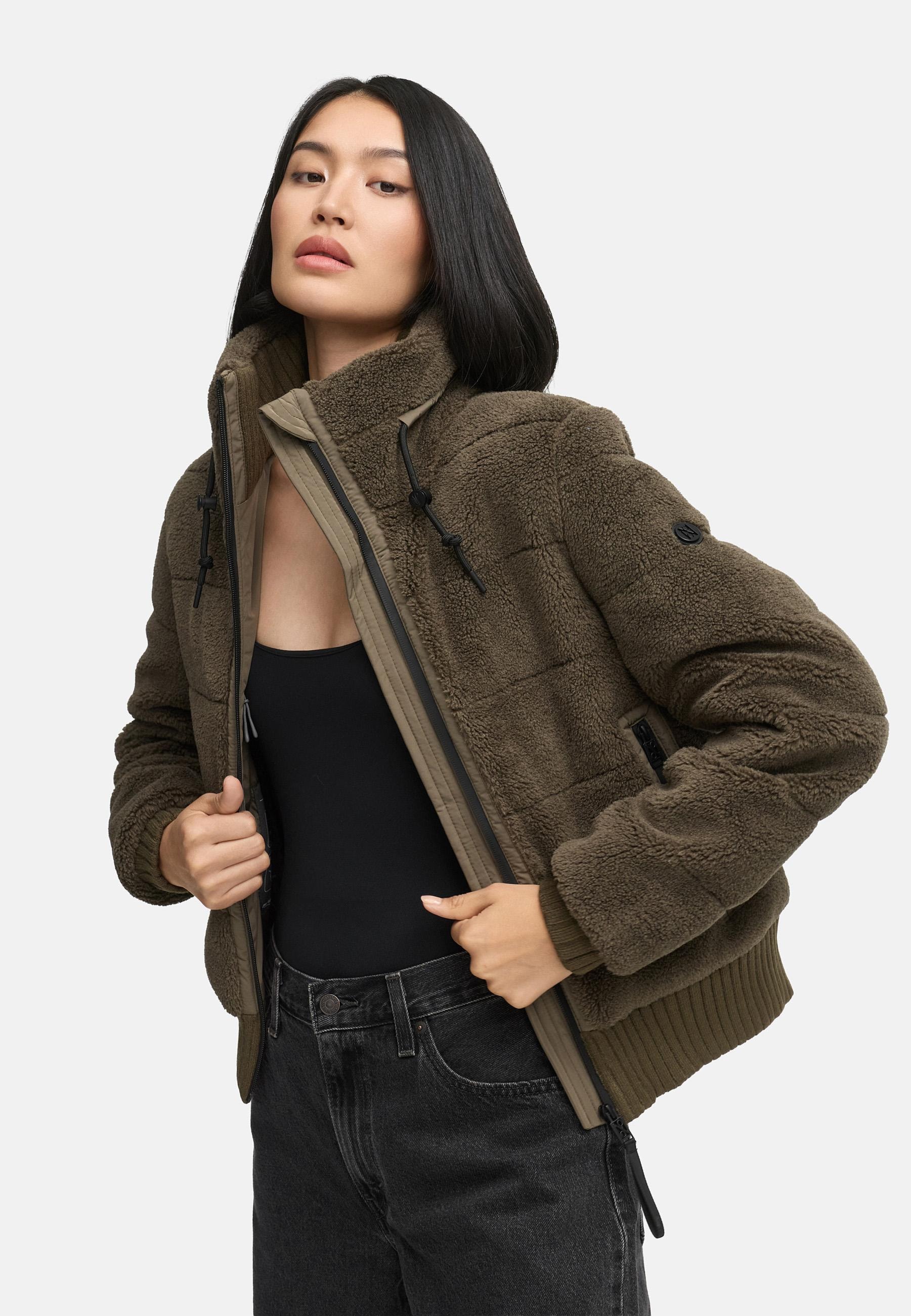 Navahoo Plüschjacke »Plüschjacke Schneepuder 14«