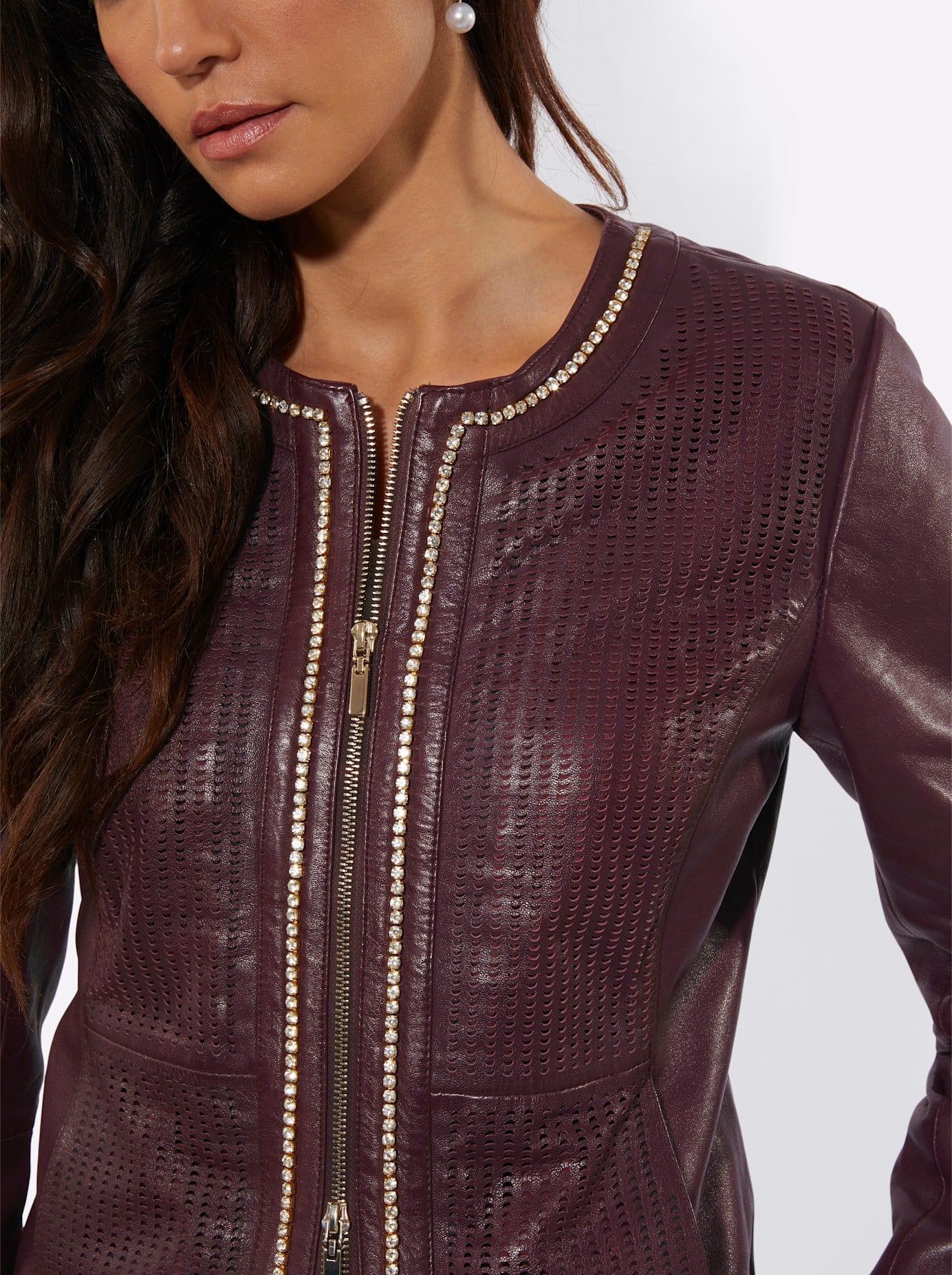 Mainpol Lederblazer »Lammnappa-Lederblazer«
