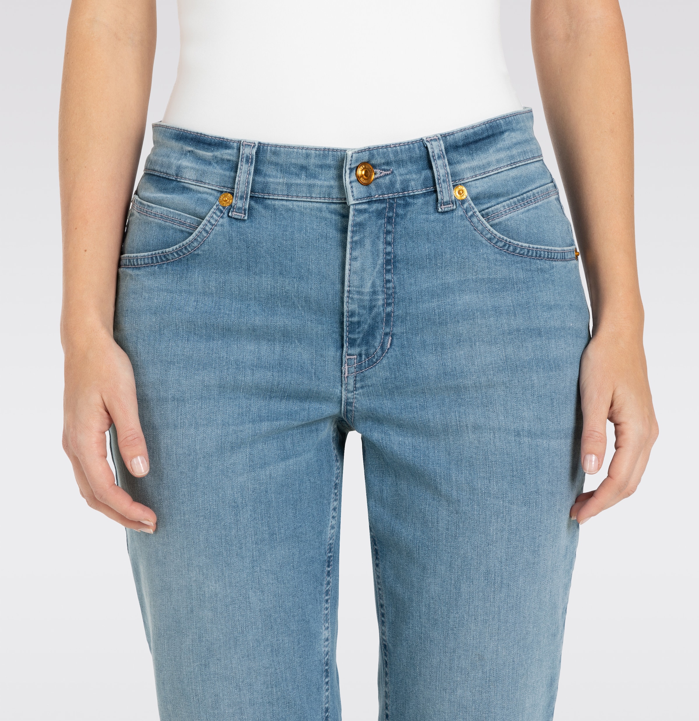 MAC Stretch-Jeans »Melanie«, Gerade geschnitten
