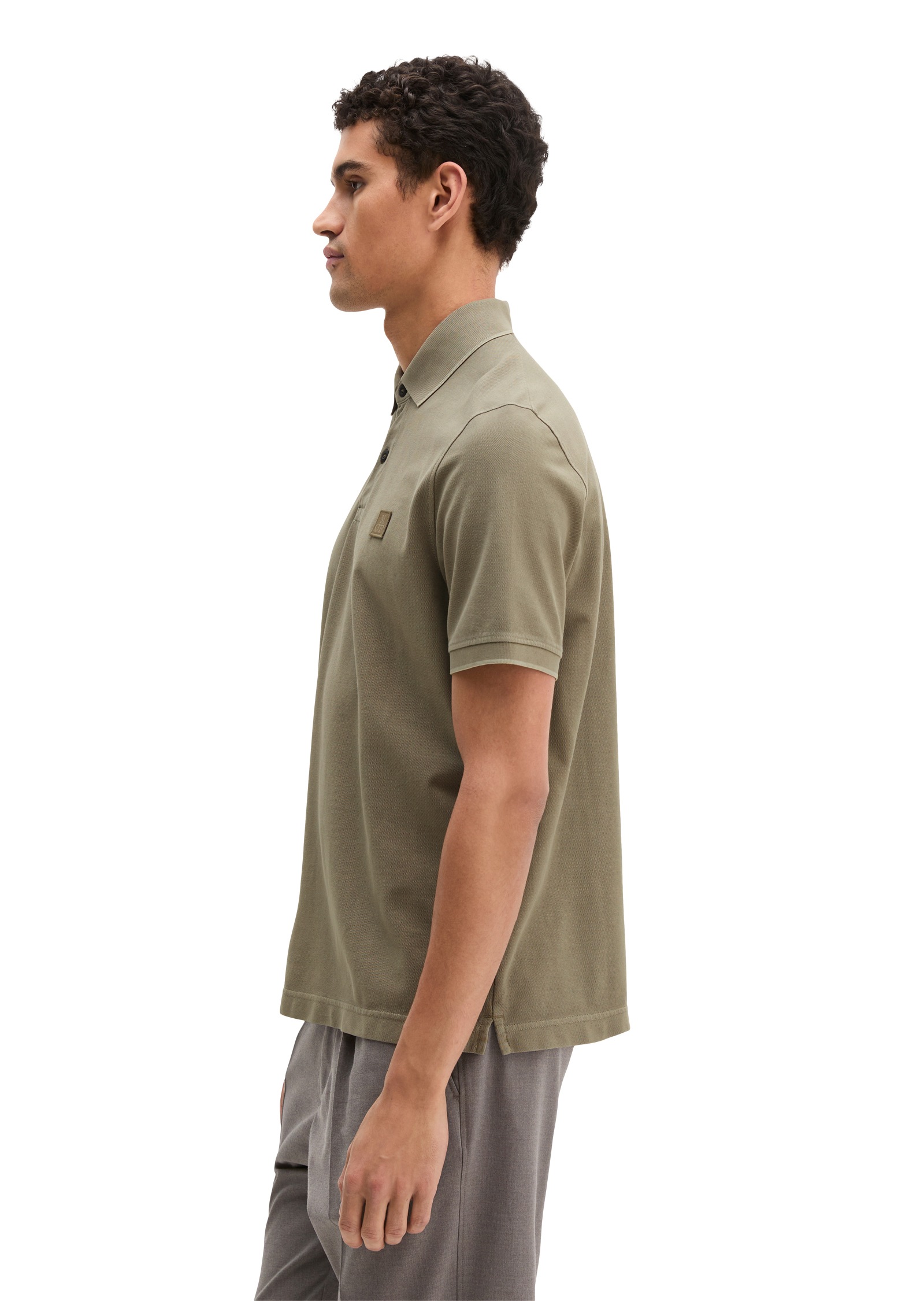 Marc O'Polo Poloshirt weiches Tragegefühl, regular Fit, Logopatch auf der Brust