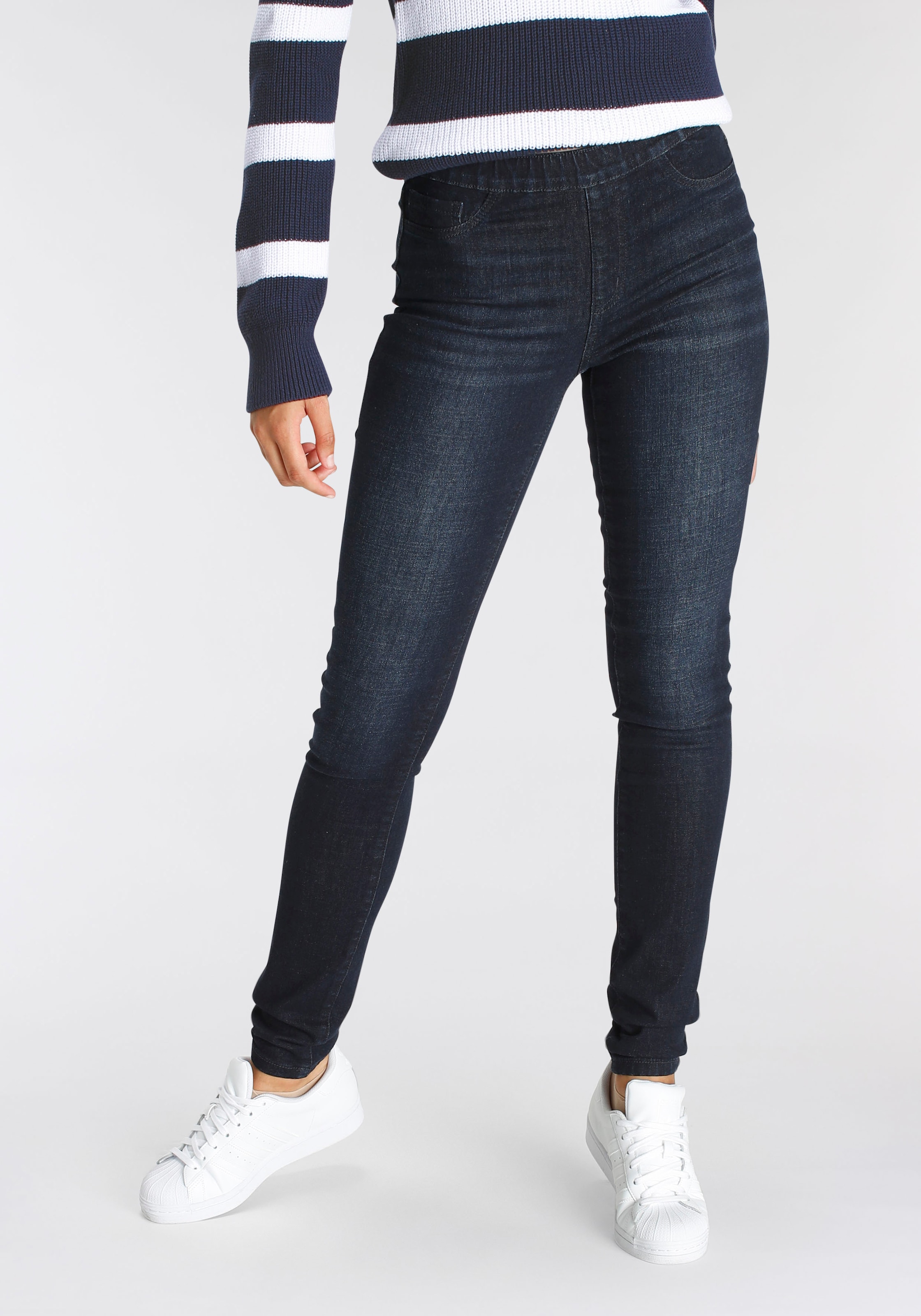 Arizona Jeansjeggings »mit leichtem Thermo Effekt«, extra-eng geschnitten, hohe Leibhöhe, mit Coinpocket