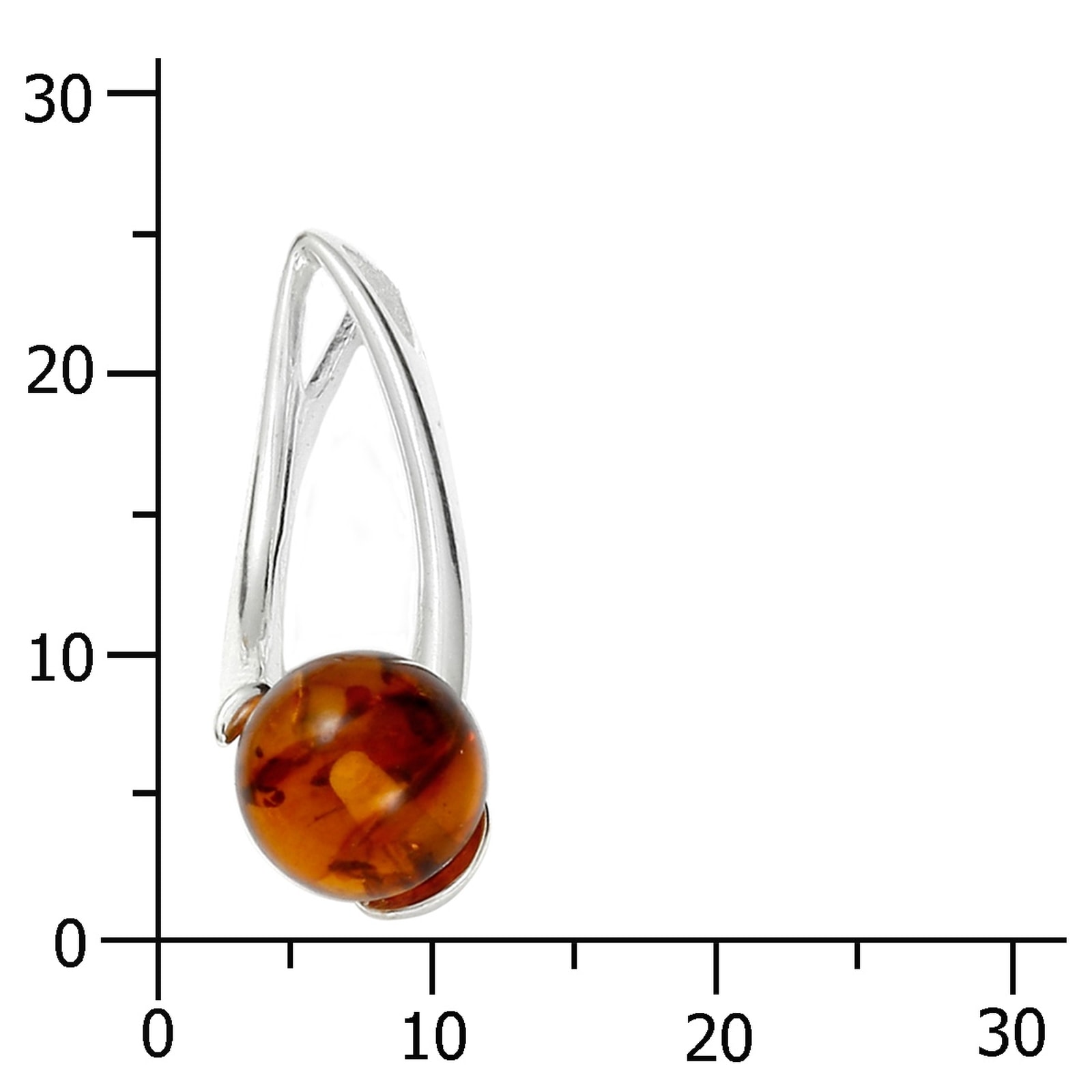 OSTSEE-SCHMUCK Kettenanhänger »- Melina - Silber 925/000 - Bernstein«