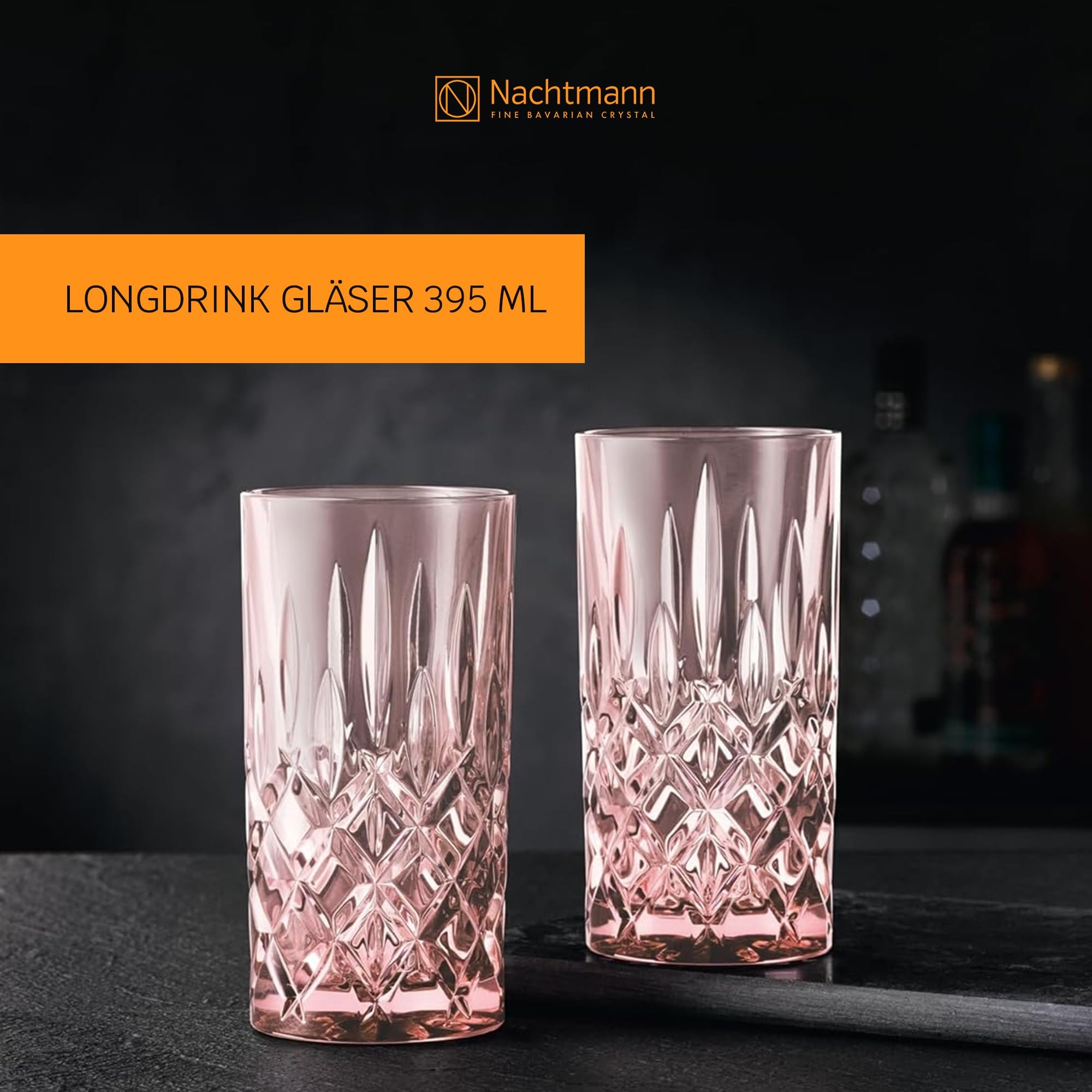Nachtmann Longdrinkglas »Longdrinkgläser Noblesse Colors 395 ml 2er Set«