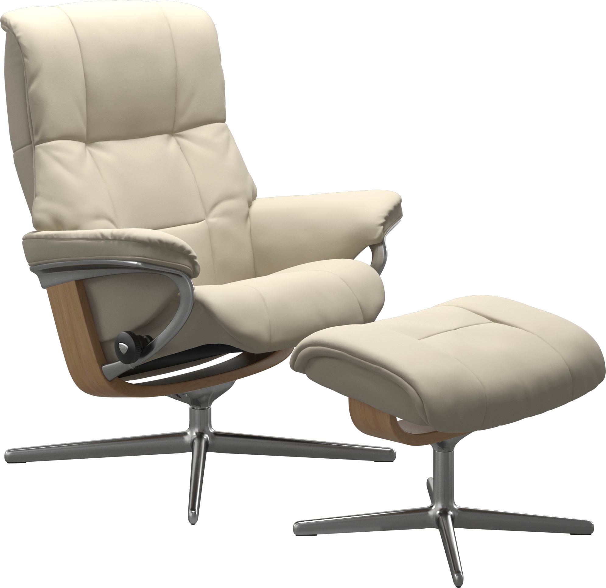Stressless® Fußhocker »Mayfair«, mit Cross Base, Größe S, M & L, Holzakzent Eiche