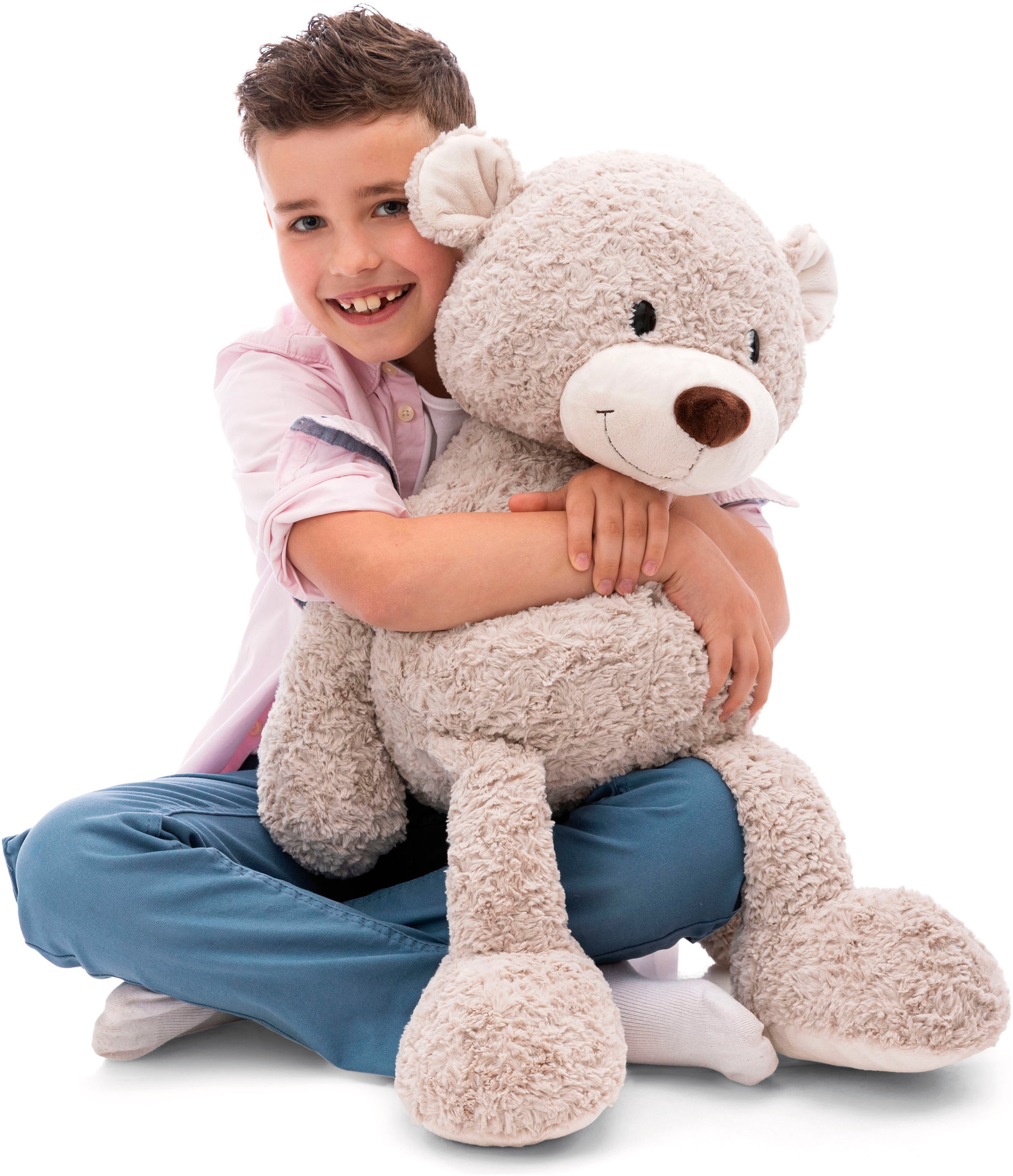 Nici Kuscheltier »Classic Bear, Bär Finni, 70 cm schlenkernd«, schlenkernd; enthält recyceltes Material (Global Recycled Standard)