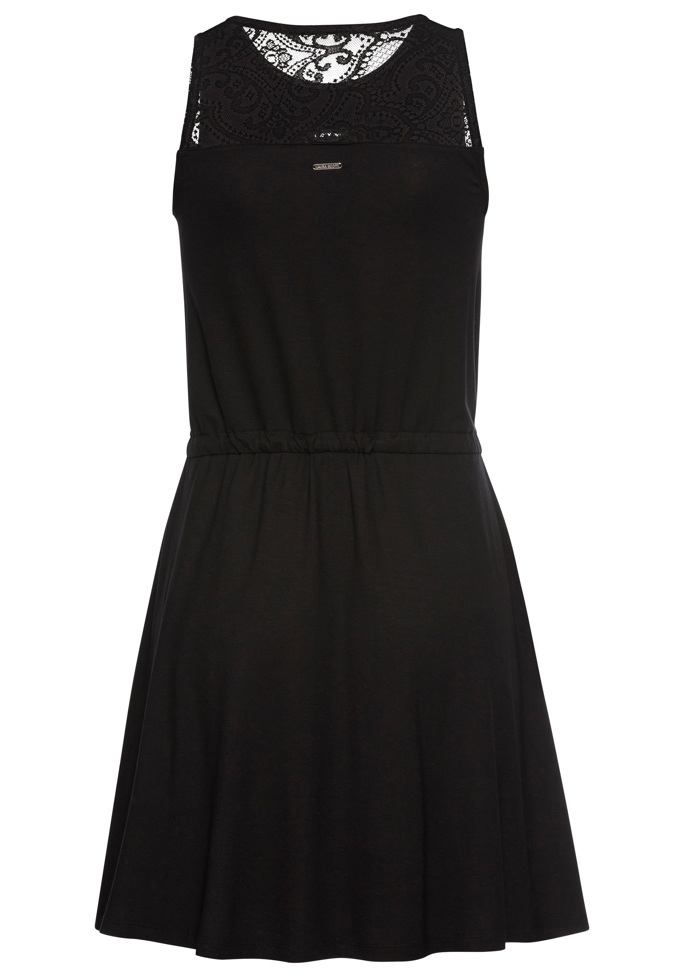 Laura Scott Sommerkleid, mit Spitzenpasse